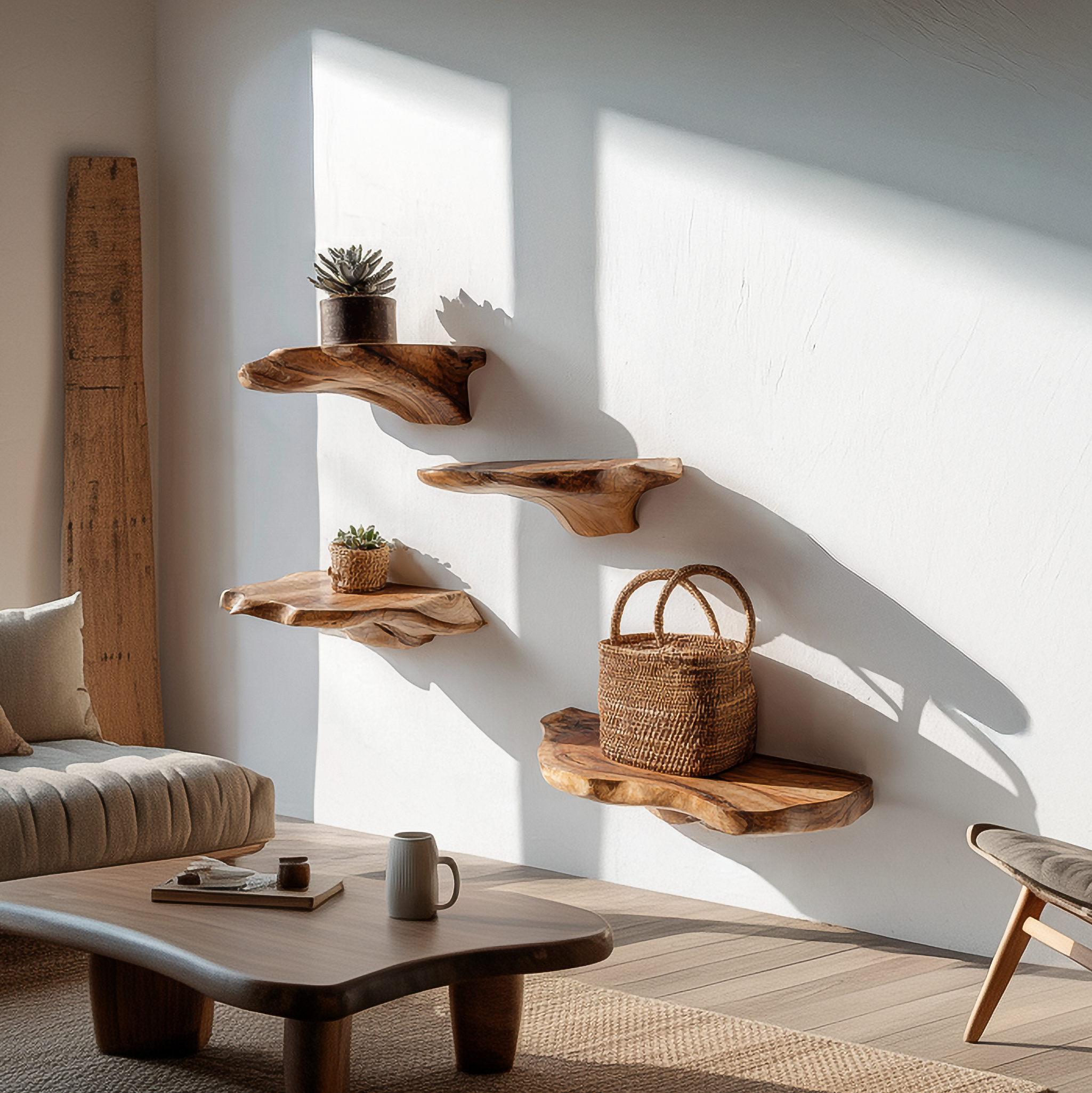 Rustic Mushroom Shelf Living Room Or Kitchen SINLSAFL462