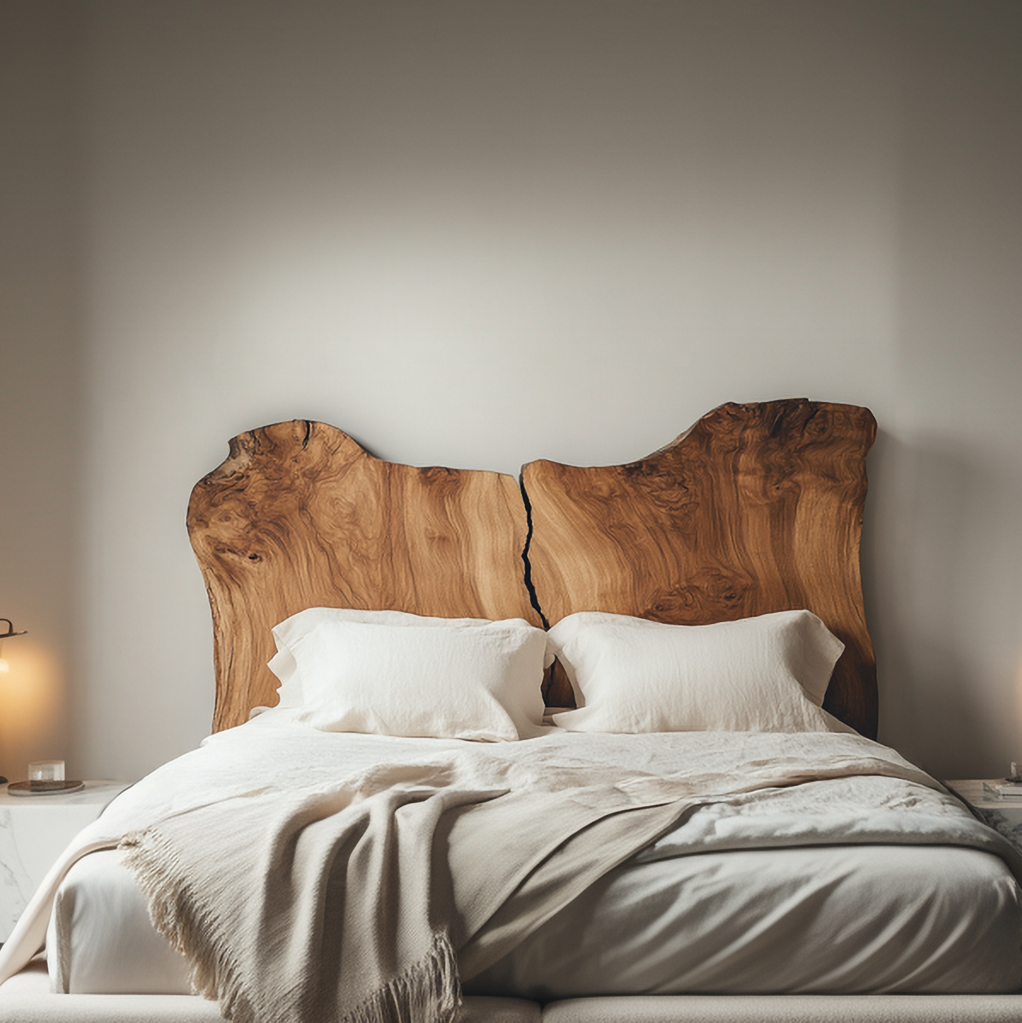 Rustic Split Headboard For Bedroom And Sleeping Space SINLSADH031
