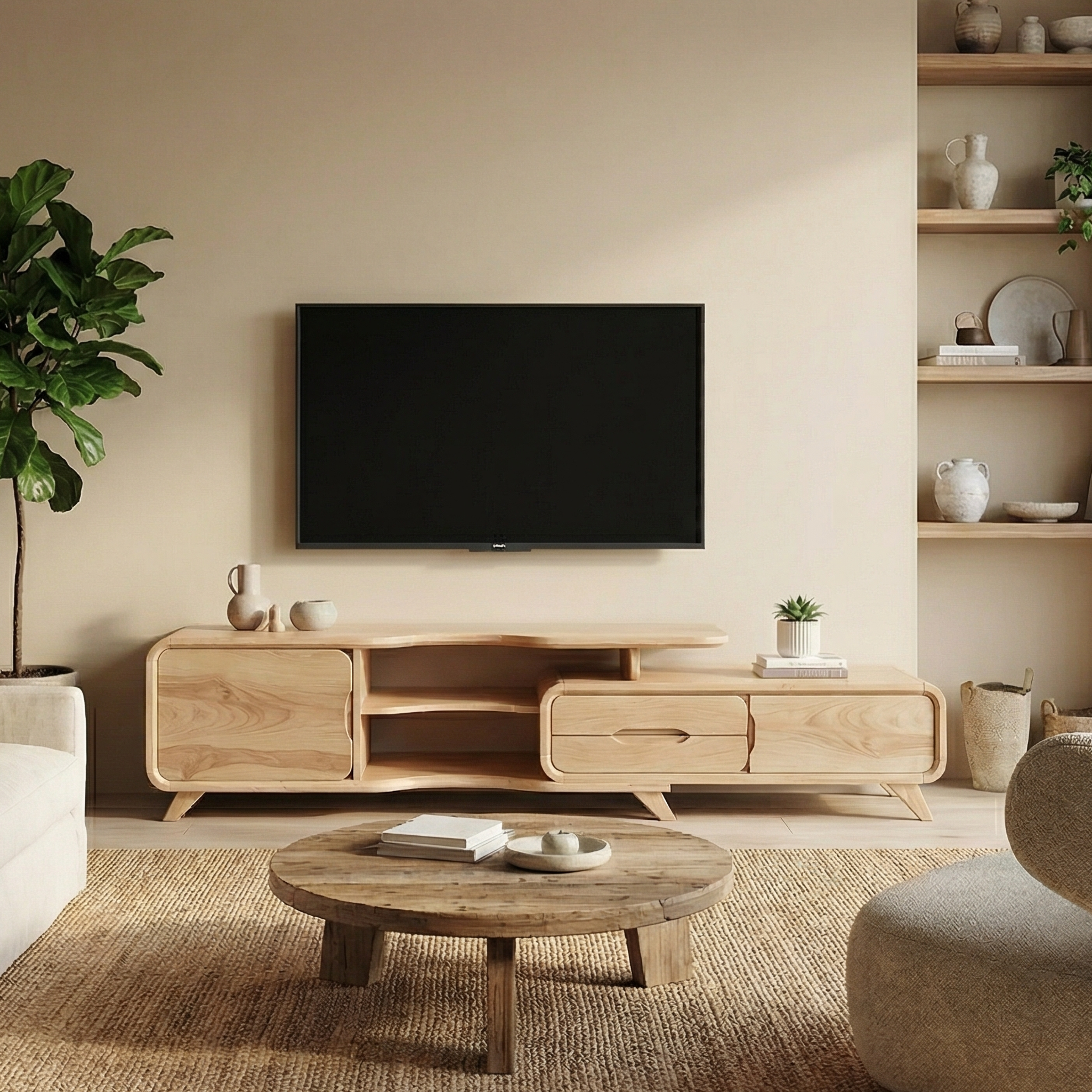 Modern Statement TV Stand For Living Room And Interior Decor SINLSASC506