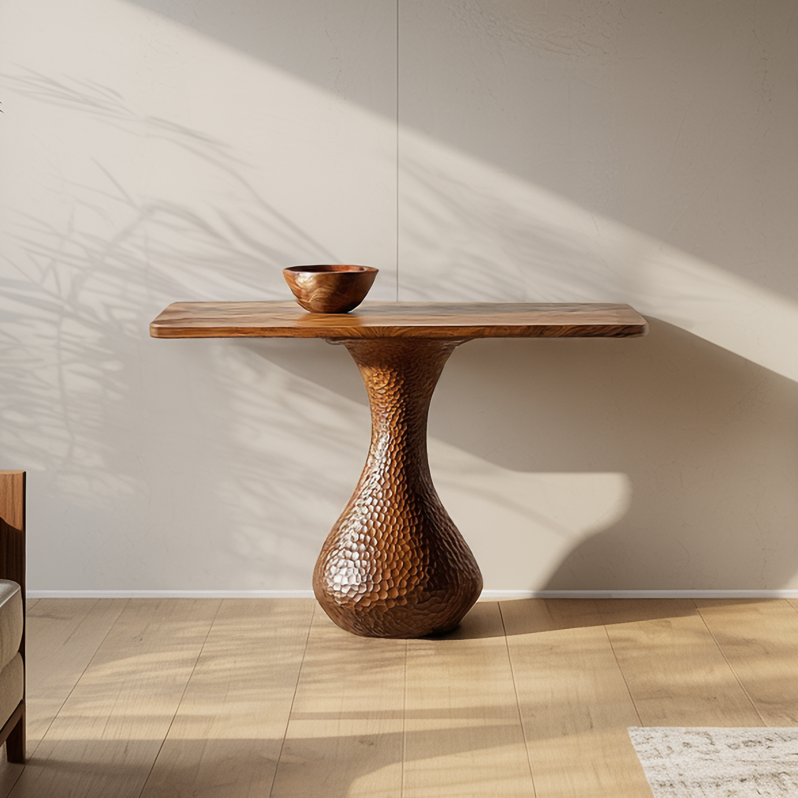 Rustic Organic Wood Console Table Entryway SINLSACS438