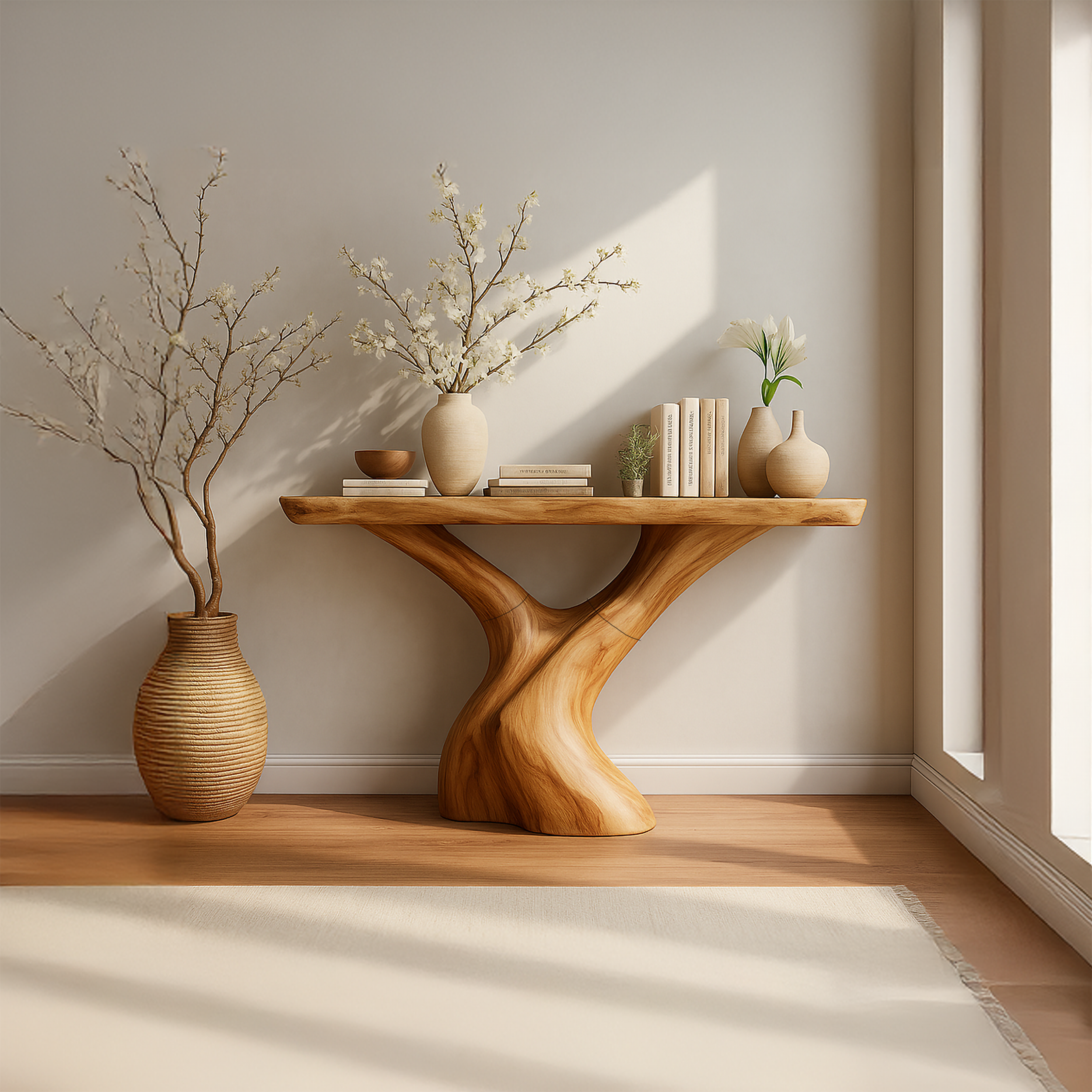 Mid Century Console Table Accent Entryway And Living Room SINLSACS024