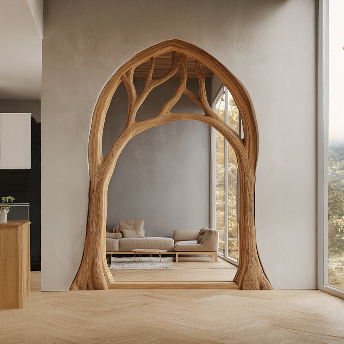 Organic Tree Form Archway For Interior Or Entryway SINLSADF002