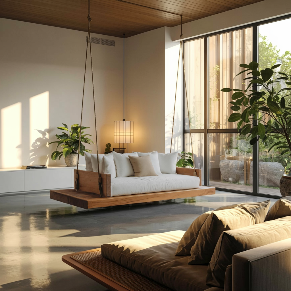 Modern Hanging Ceiling Swing For Living Room Or Studio SITHHNSG001