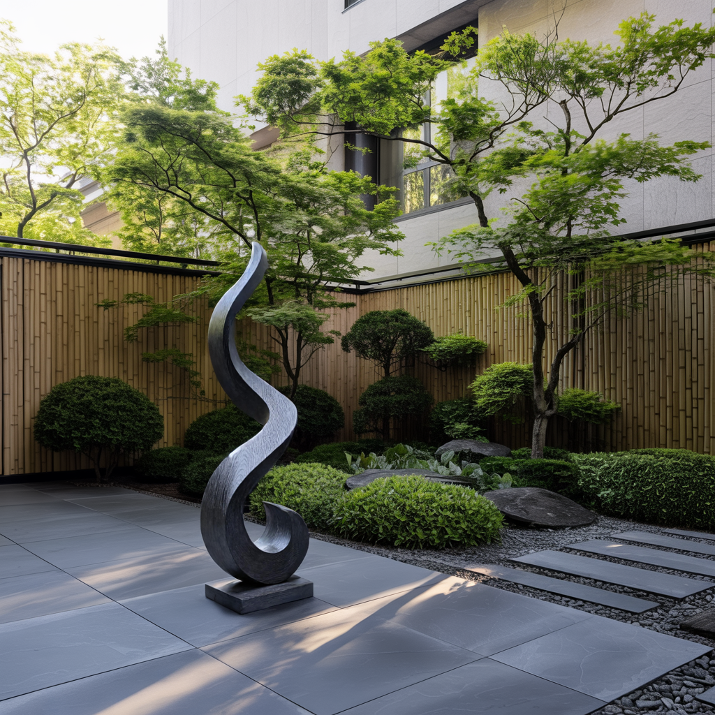 Handcrafted 3D Wood Art For Garden Focal Point Design SILDTTNAS011
