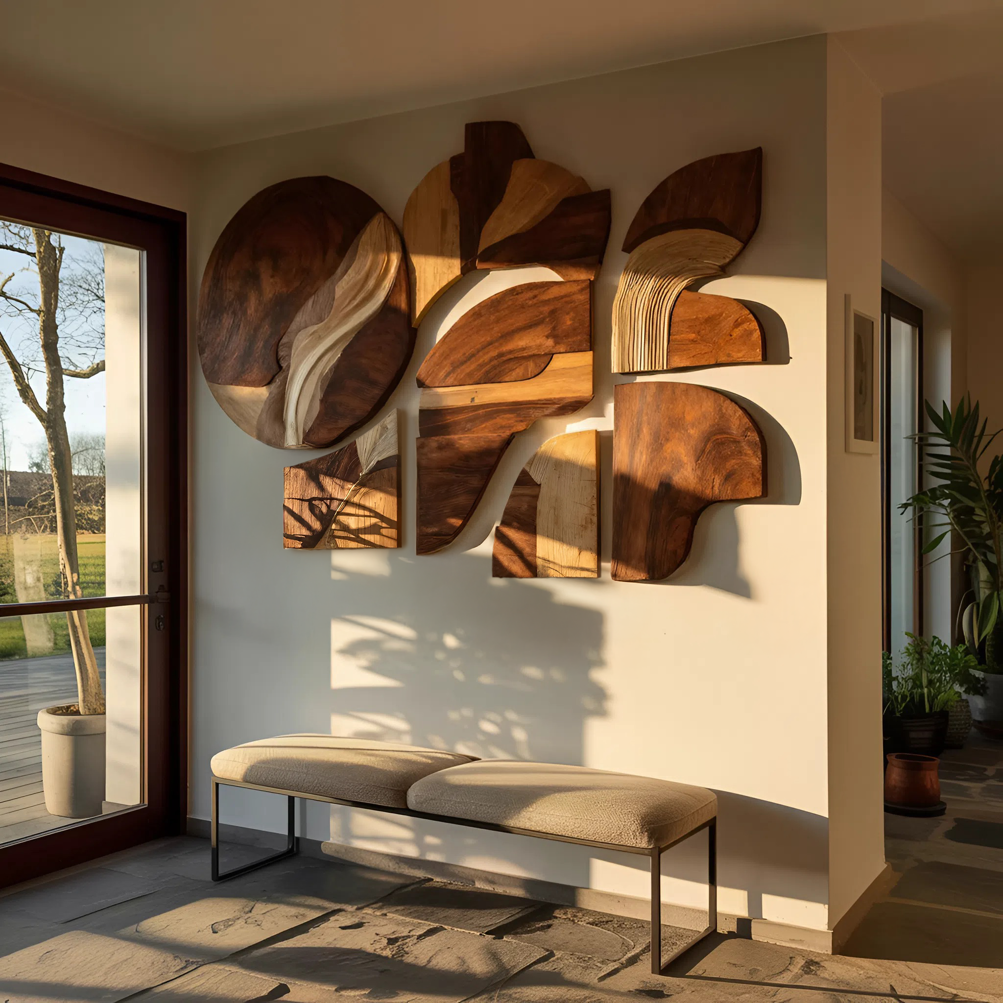 Farmhouse Wooden Wall Art Sculpture For Home Decor SILDTTRWA041