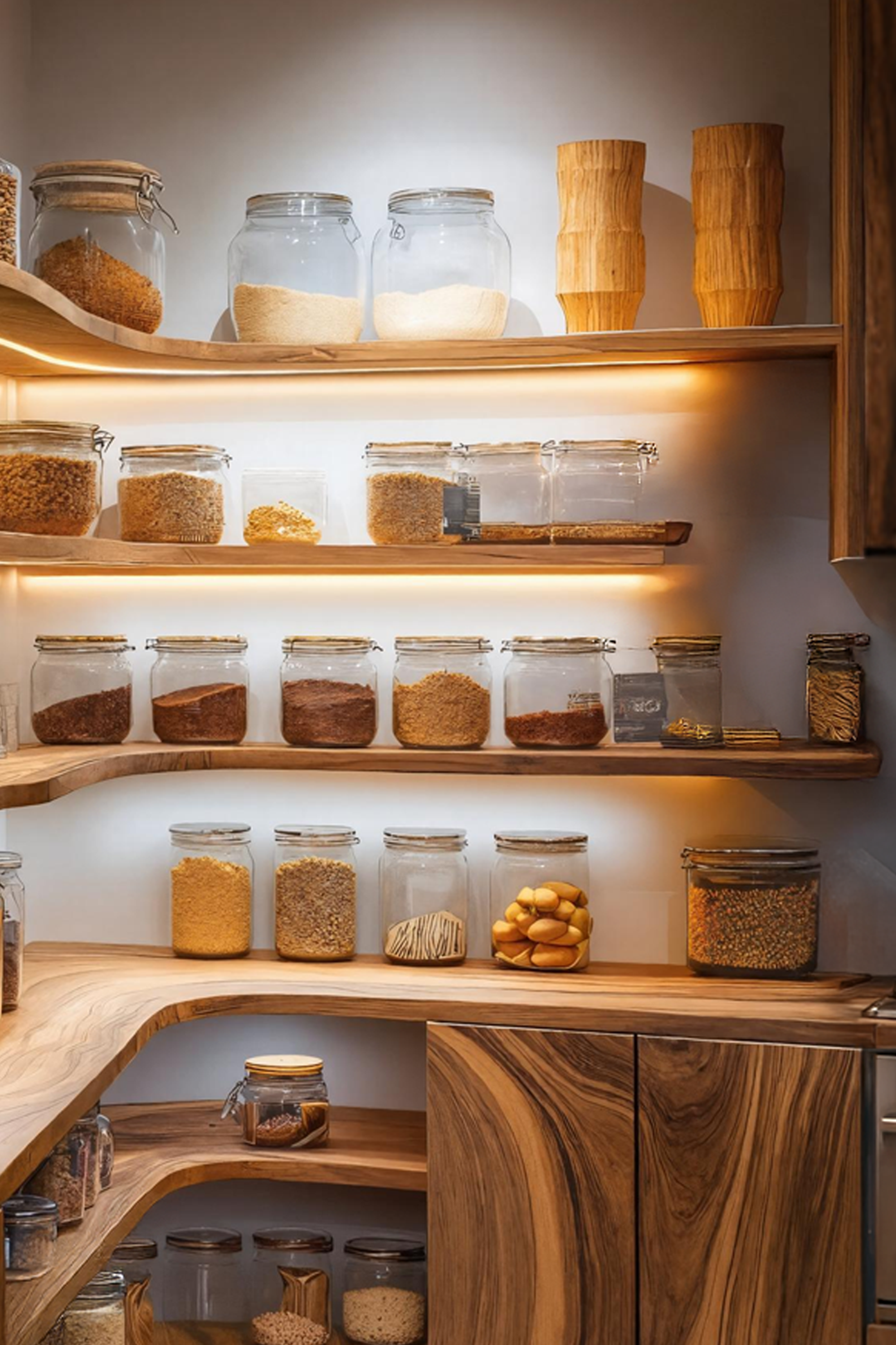 Wooden Spice Rack Shelf Farmhouse Style For Kitchen Use SILDTTNSRS011