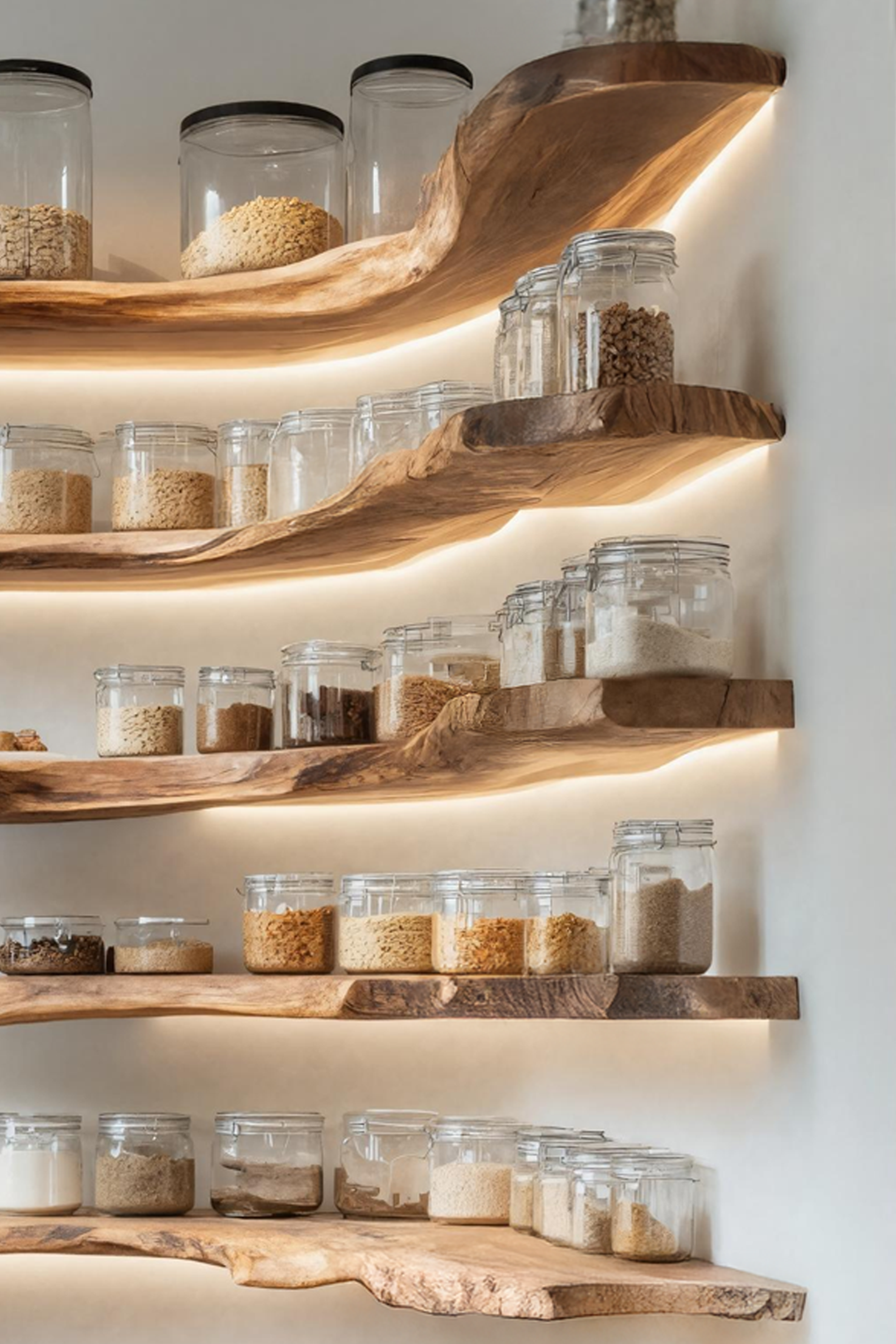 Rustic Handmade Wooden Spice Rack For Kitchen Wall SILDTTNSRS009