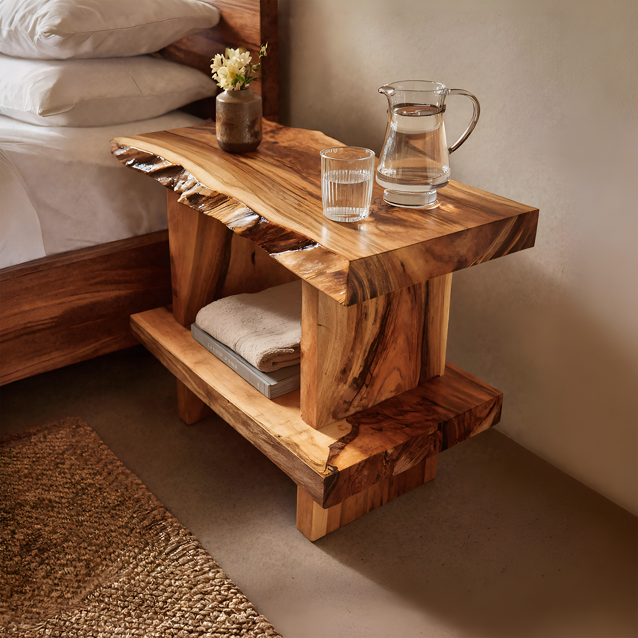 Artistic Large Display Shelf For Living Room Storage And Decor SILDTTNFGS015