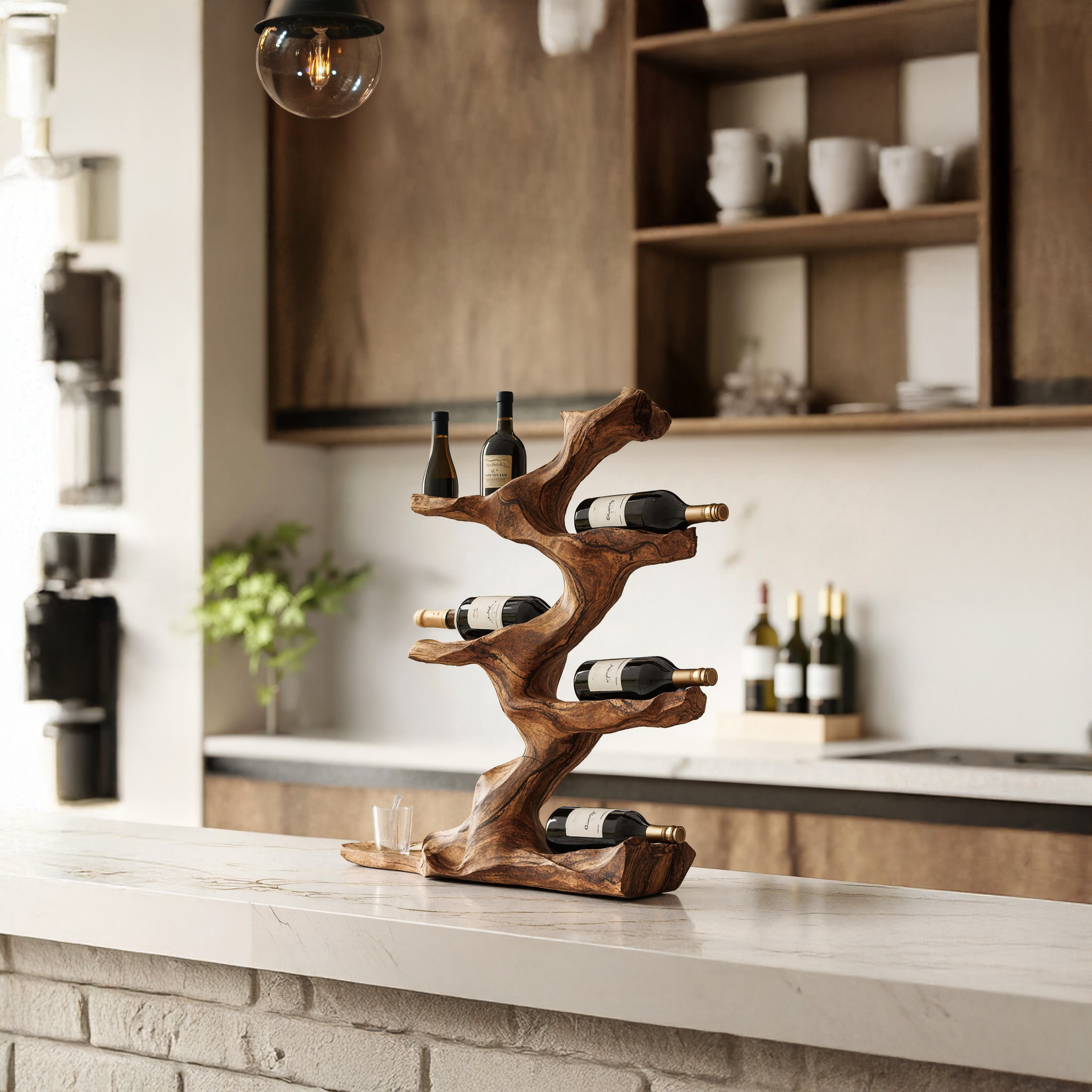 Rustic Wine Holder For Furniture Display Shelf Ideas SILDTTNWH010