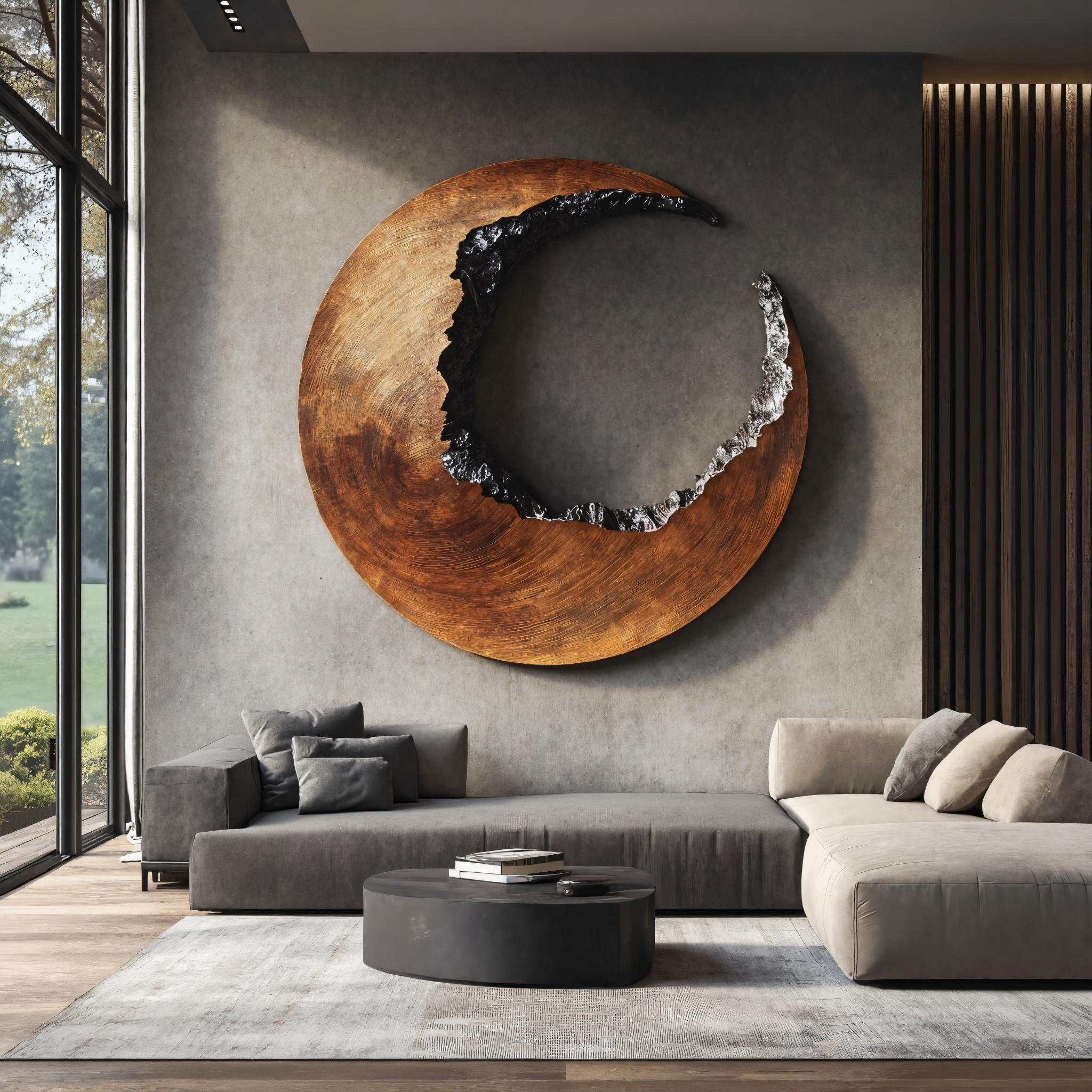 Mid Century 3D Wood Wall Art For Furniture Home Makeover SILDTTRWA010