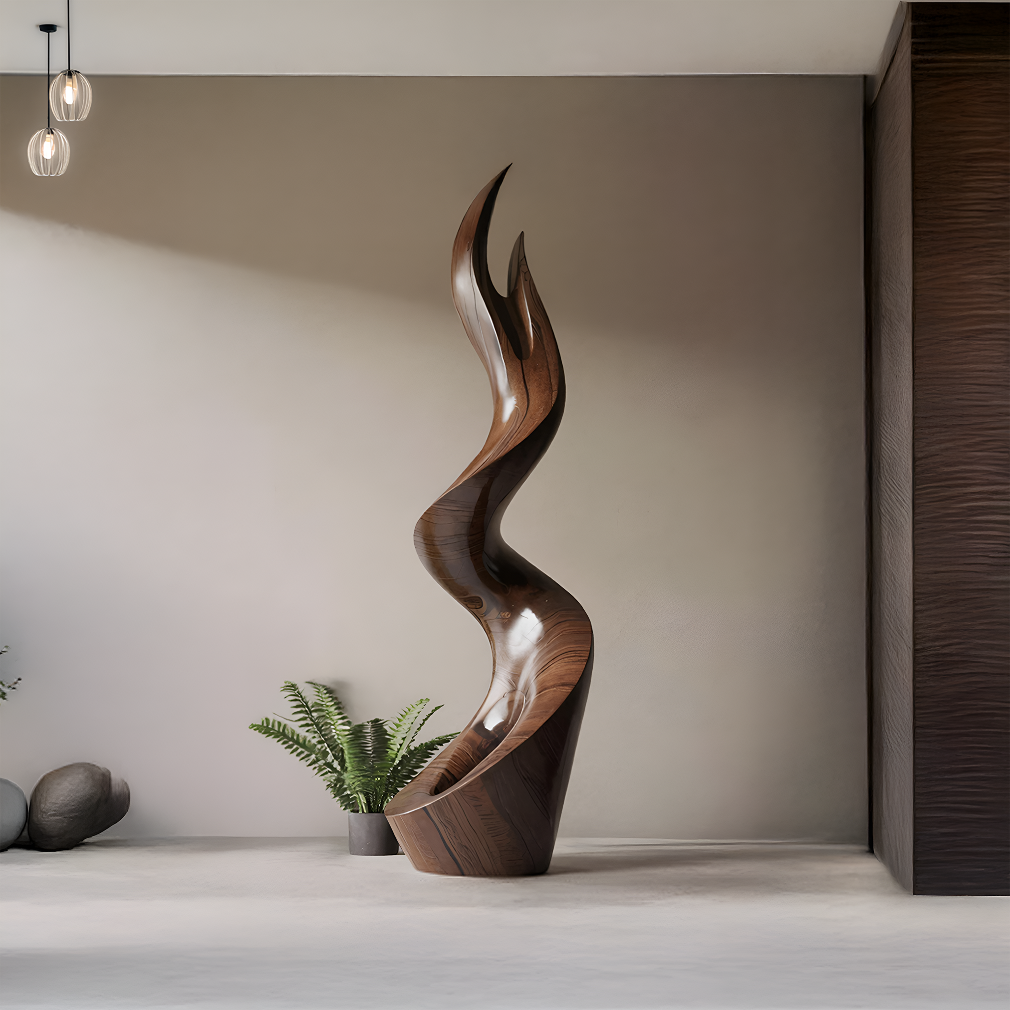 Mid Century Abstract Sculpture For Furniture Wall Art SILDTTNAS017