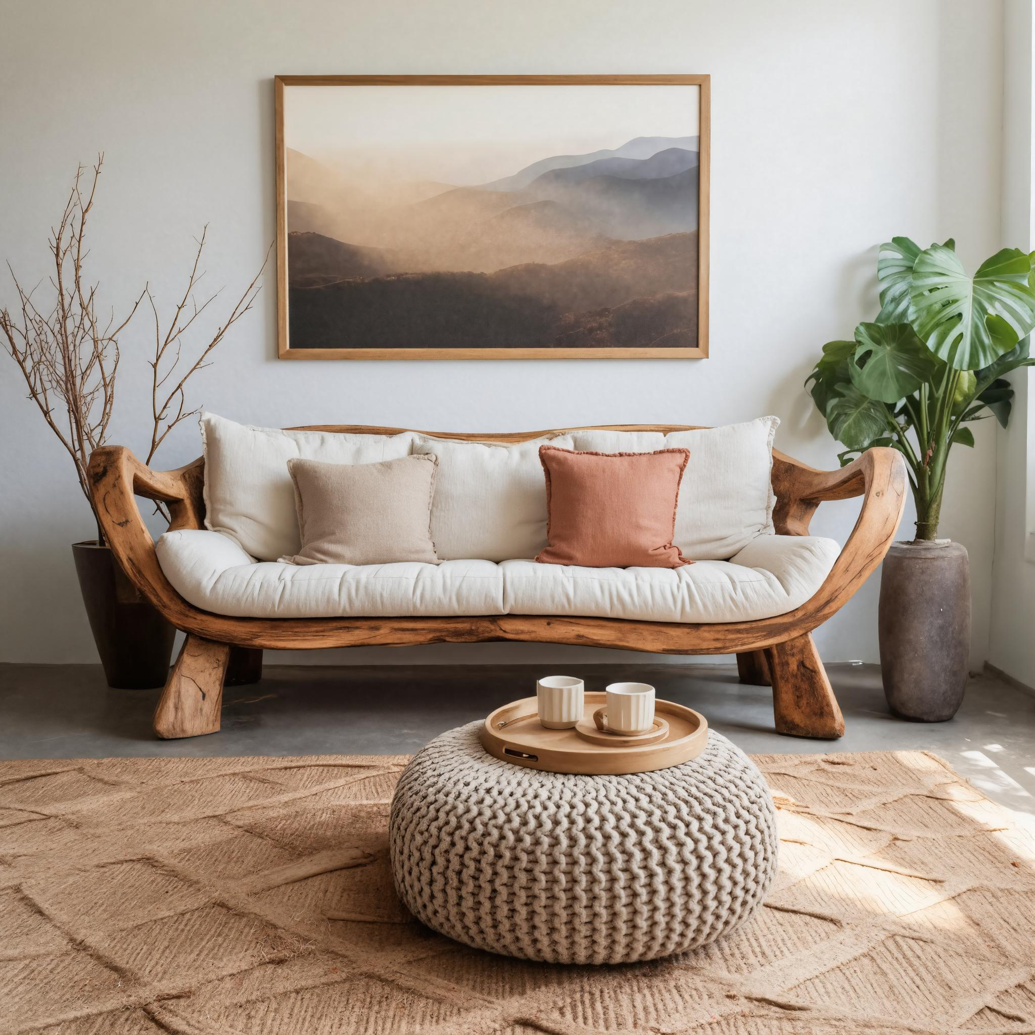 Handcrafted Rustic Sofa For Living Room Or Lounge SITHTTCHR045