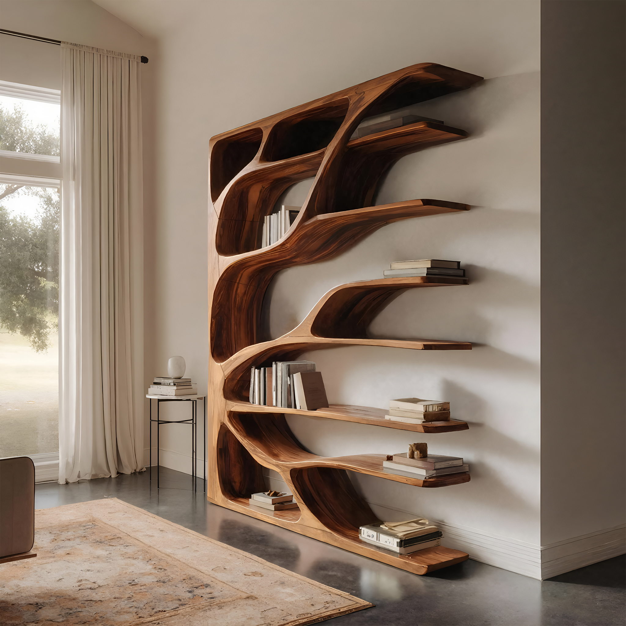 Modern Statement Bookshelf For Home Interiors Decor RTTHHNBS090