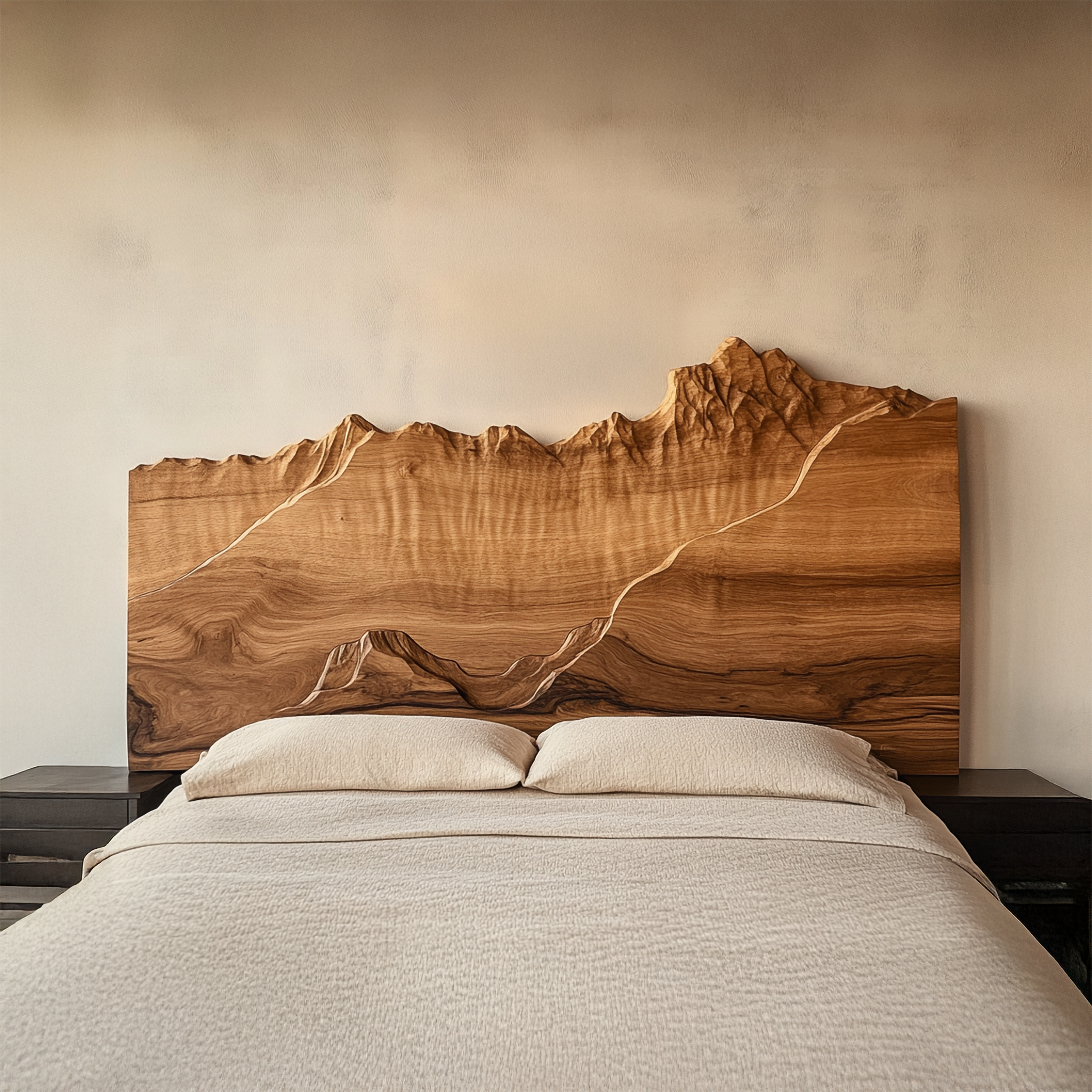 Rustic Wall Feature Headboard For Bedroom And Personal Space SINLSADH027