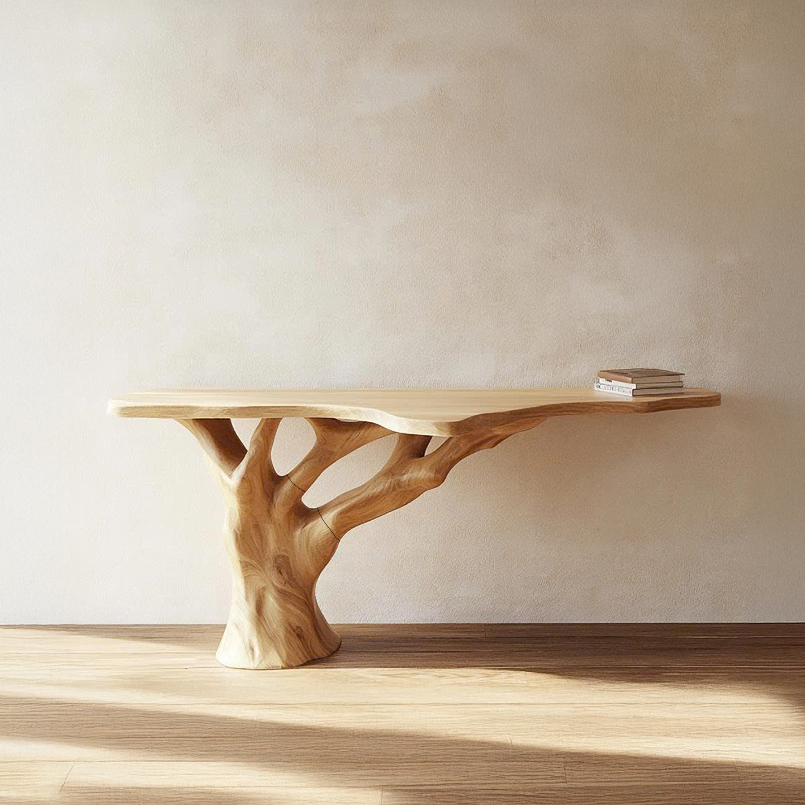 Mid Century Tree Console Table Home Entryway Decor SINLSACS390