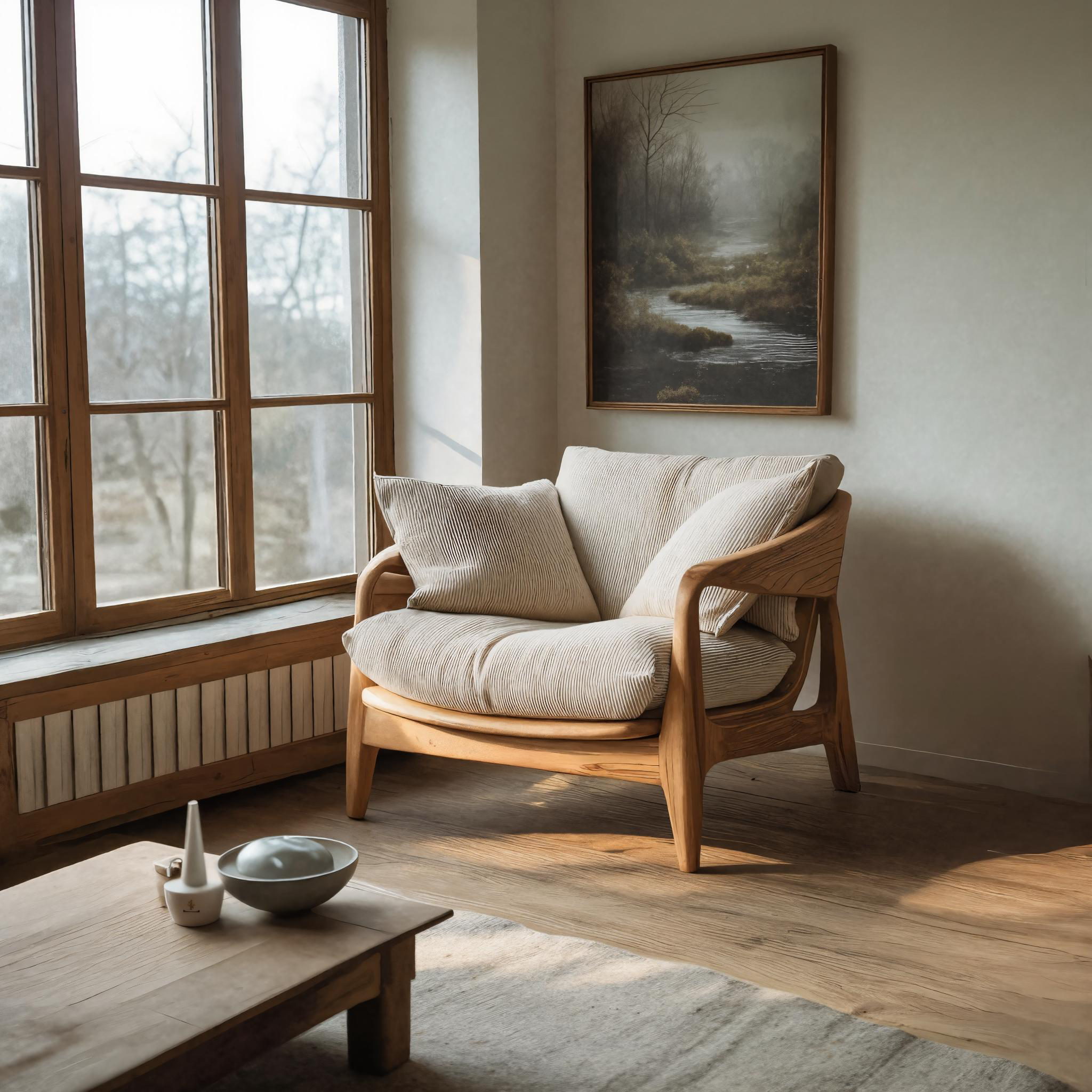 Modern Handcrafted Armchair For Living Room Or Reading Corner SITHTTCHR043