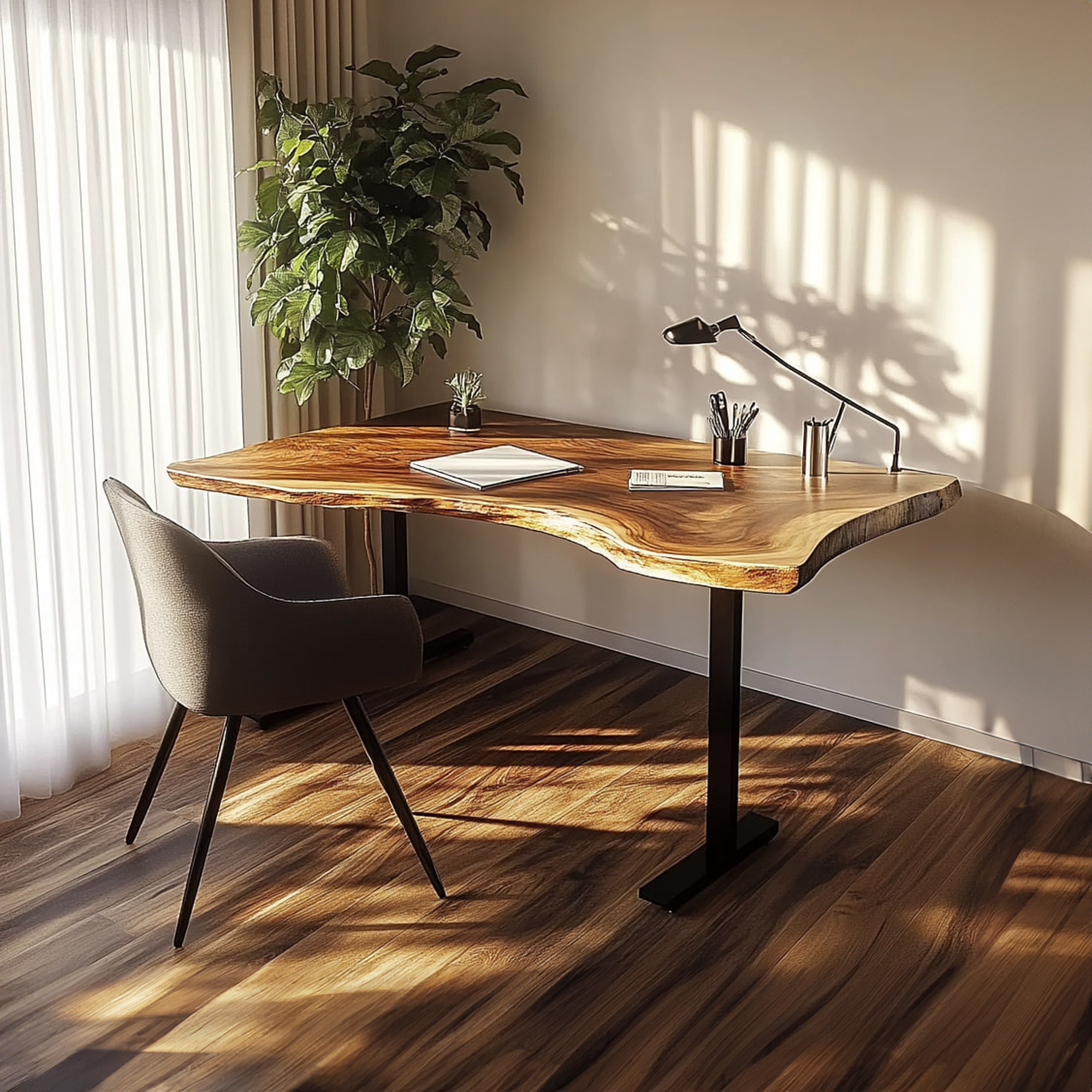 Rustic Office Desk Reading Room And Studio Room SINLKIDK027