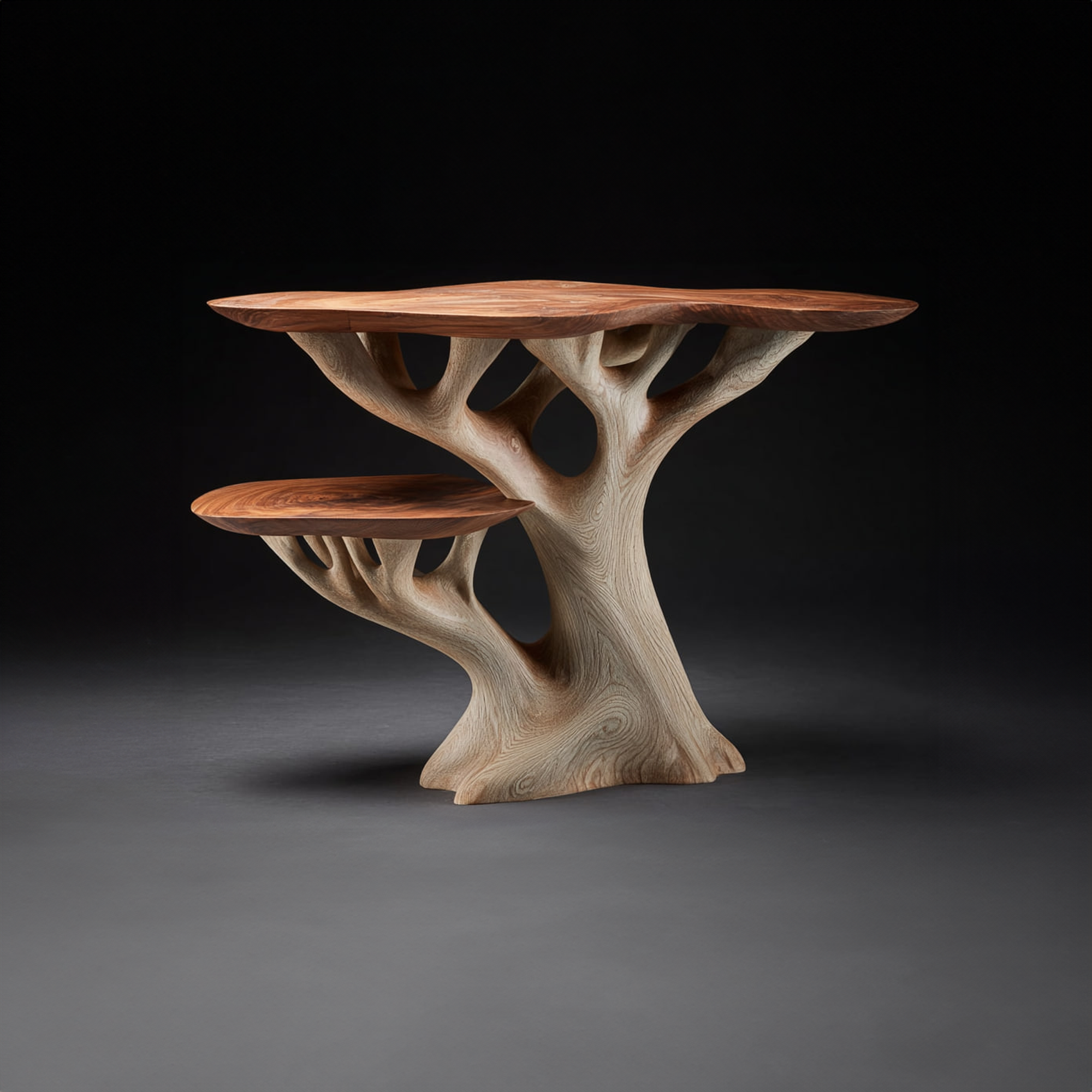 Rustic Organic End Table Bedroom Or Living Room Accent SINLKIBT130
