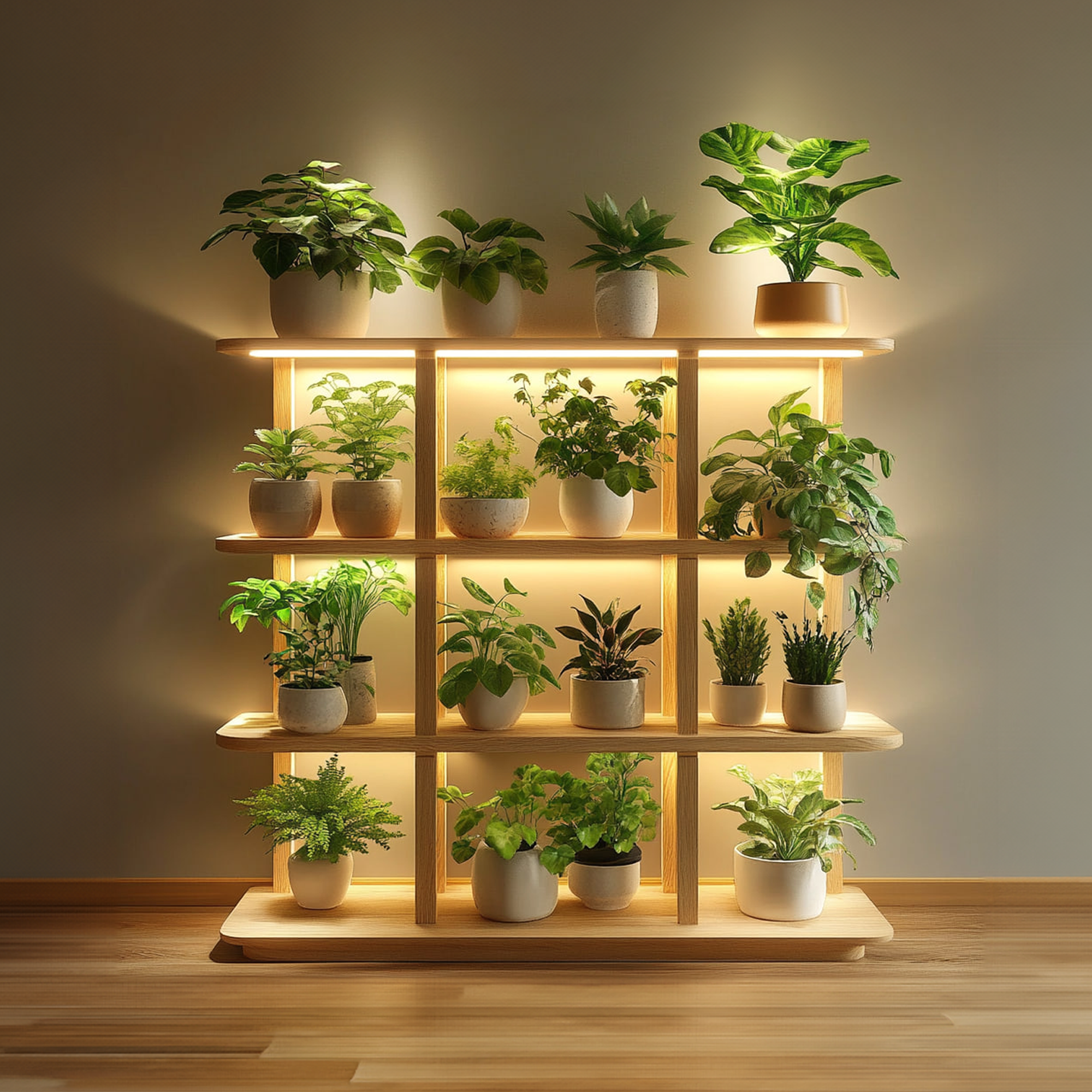 Mid Century Modern Plant Display Cozy Home SINLKITT084