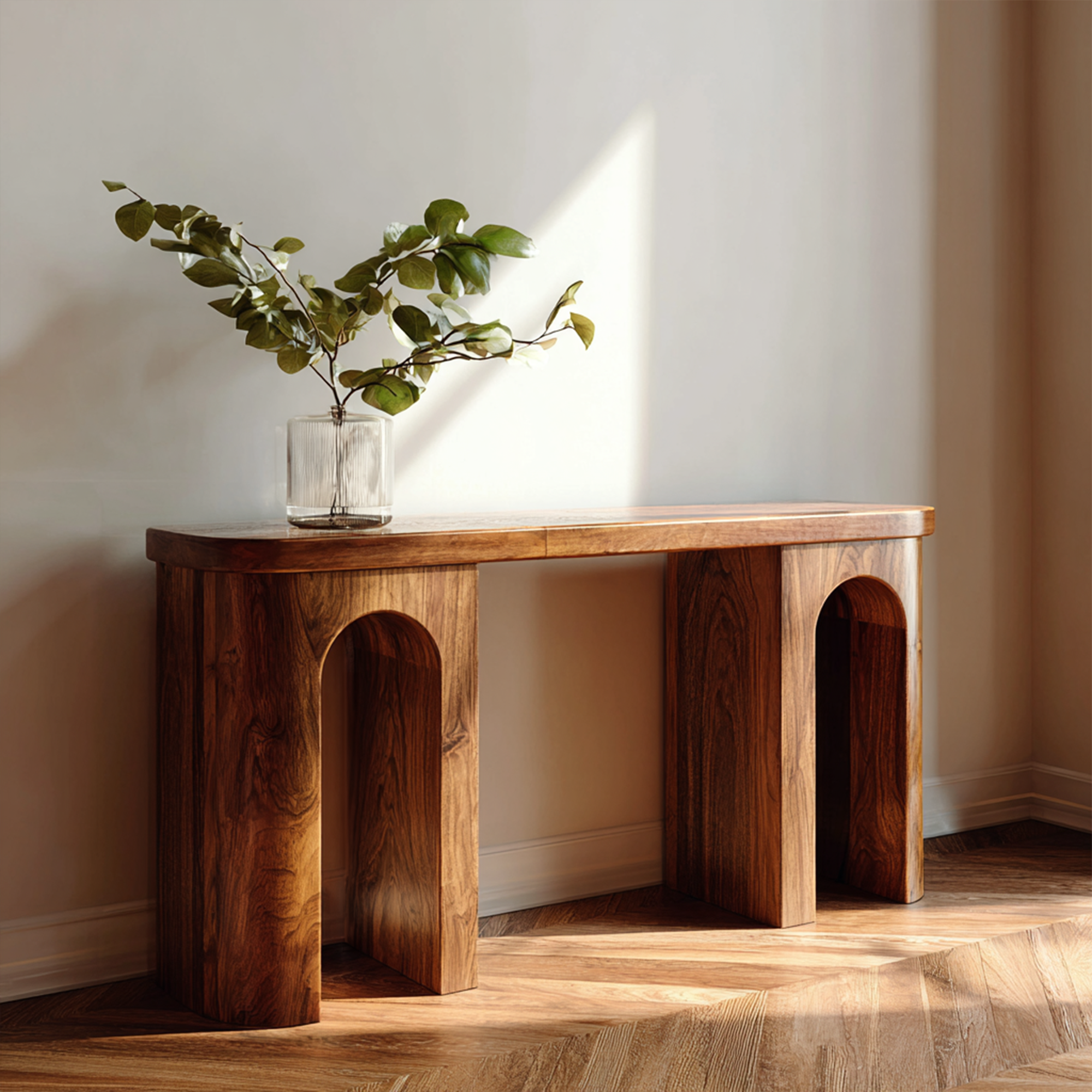 Mid Century Minimal Console Table Living Room And Hallway SINLKICS418