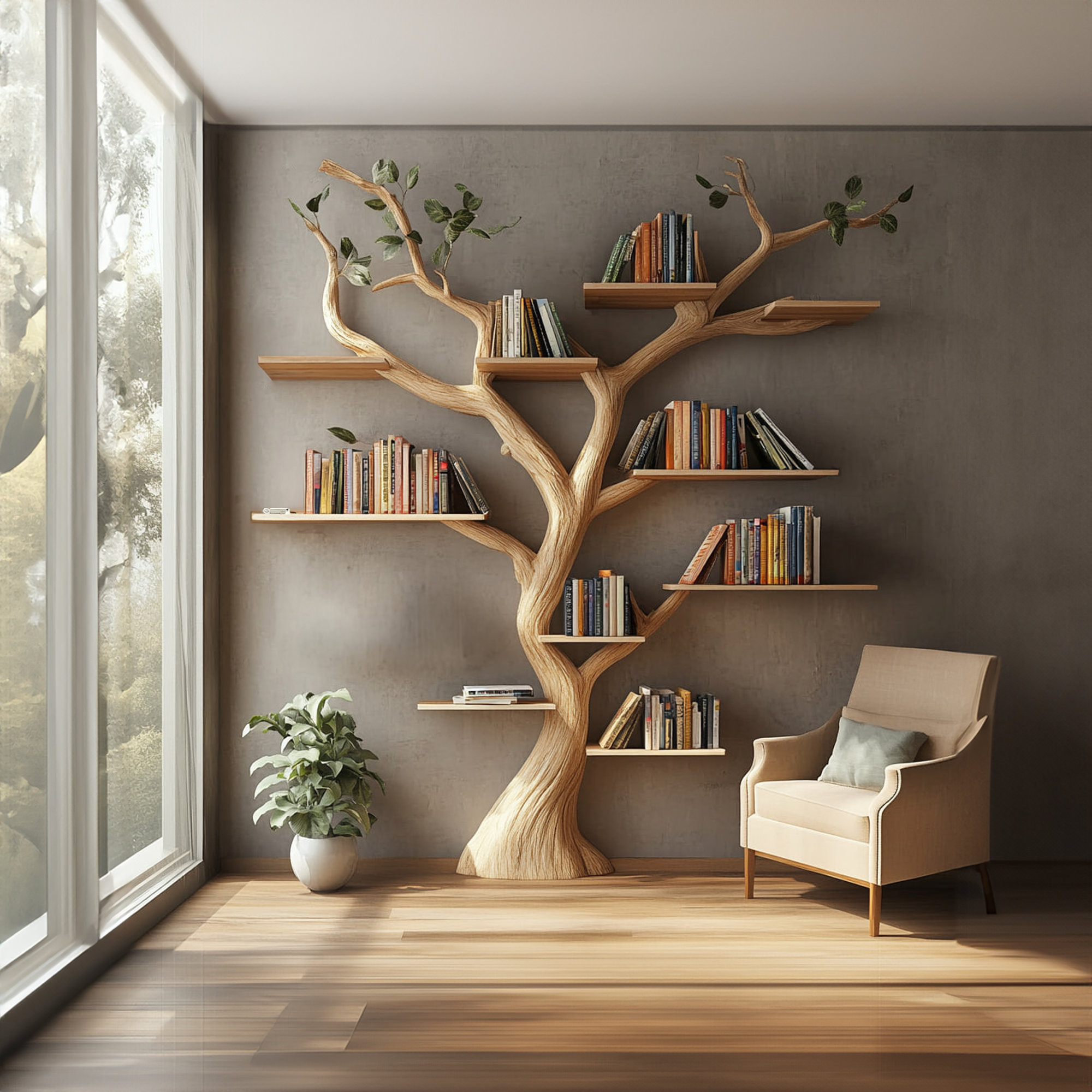Rustic Wall Shelf Living Room Large Organizer SINLKITB328