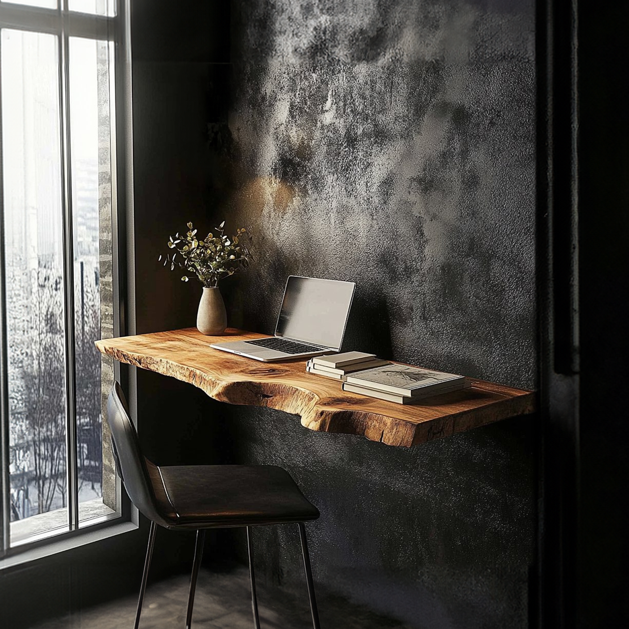 Rustic Floating Desk Study Room Or Office SINLKIFL291