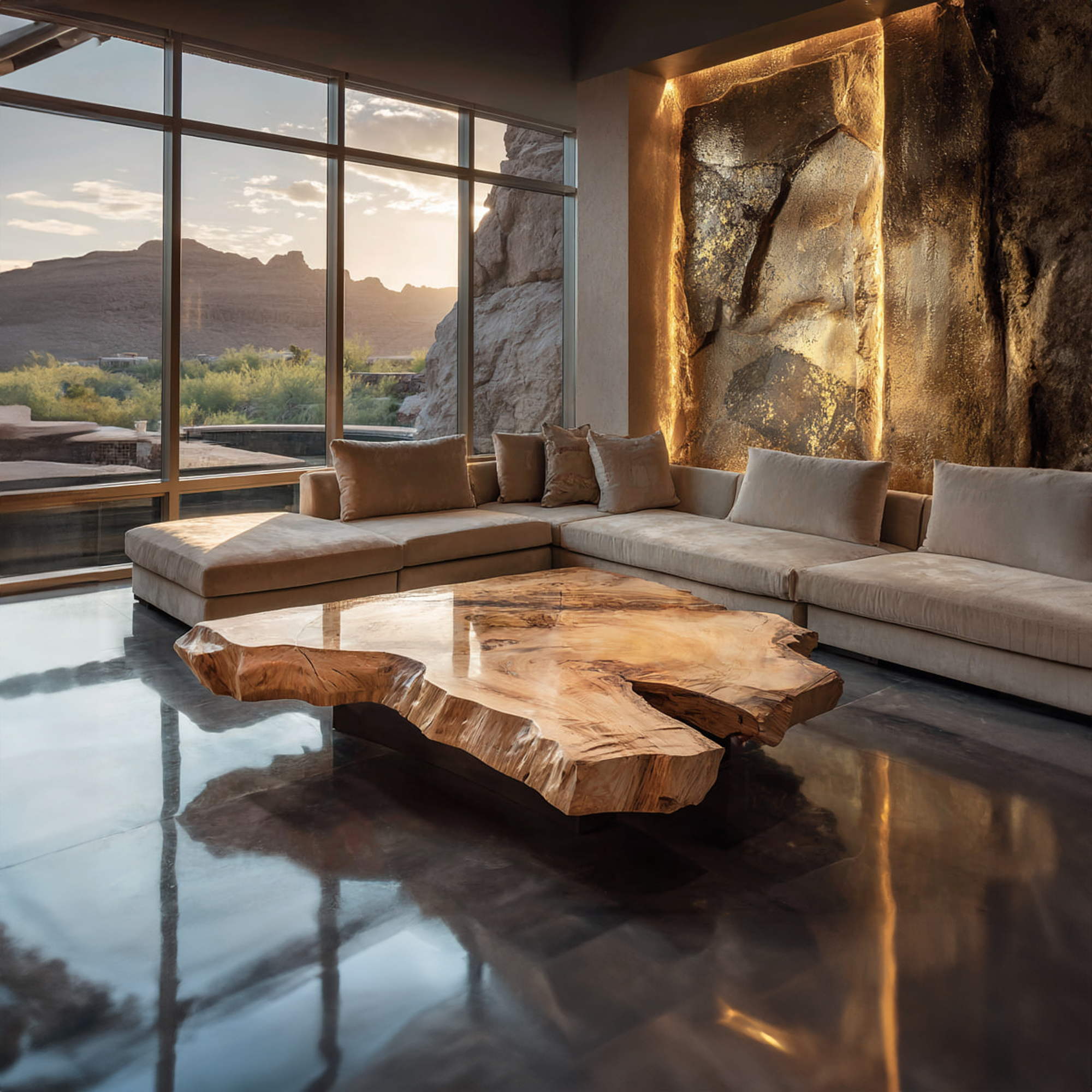 Rustic Coffee Table Living Room Or Reading Room SINLKICF135