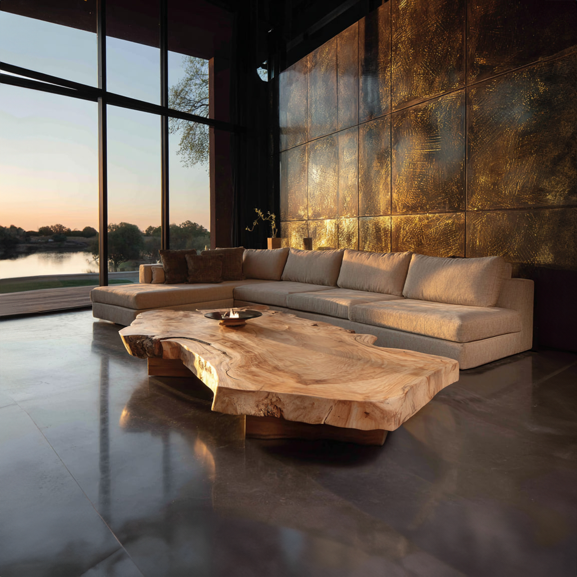 Rustic Art Coffee Table Living Room Or Studio Room SINLKICF138