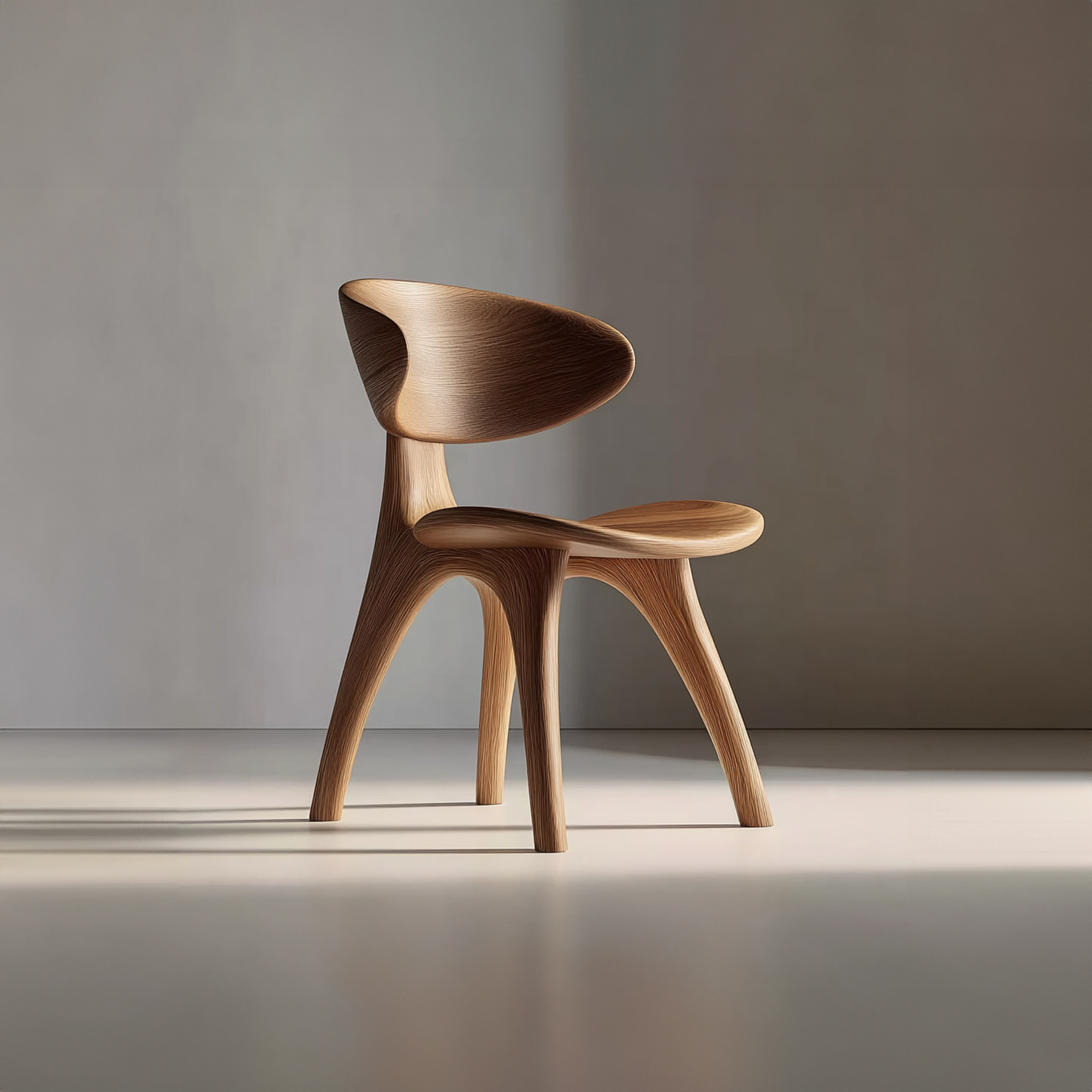 Organic Modern Accent Chair Living Room Or Bedroom SINLKIWC006