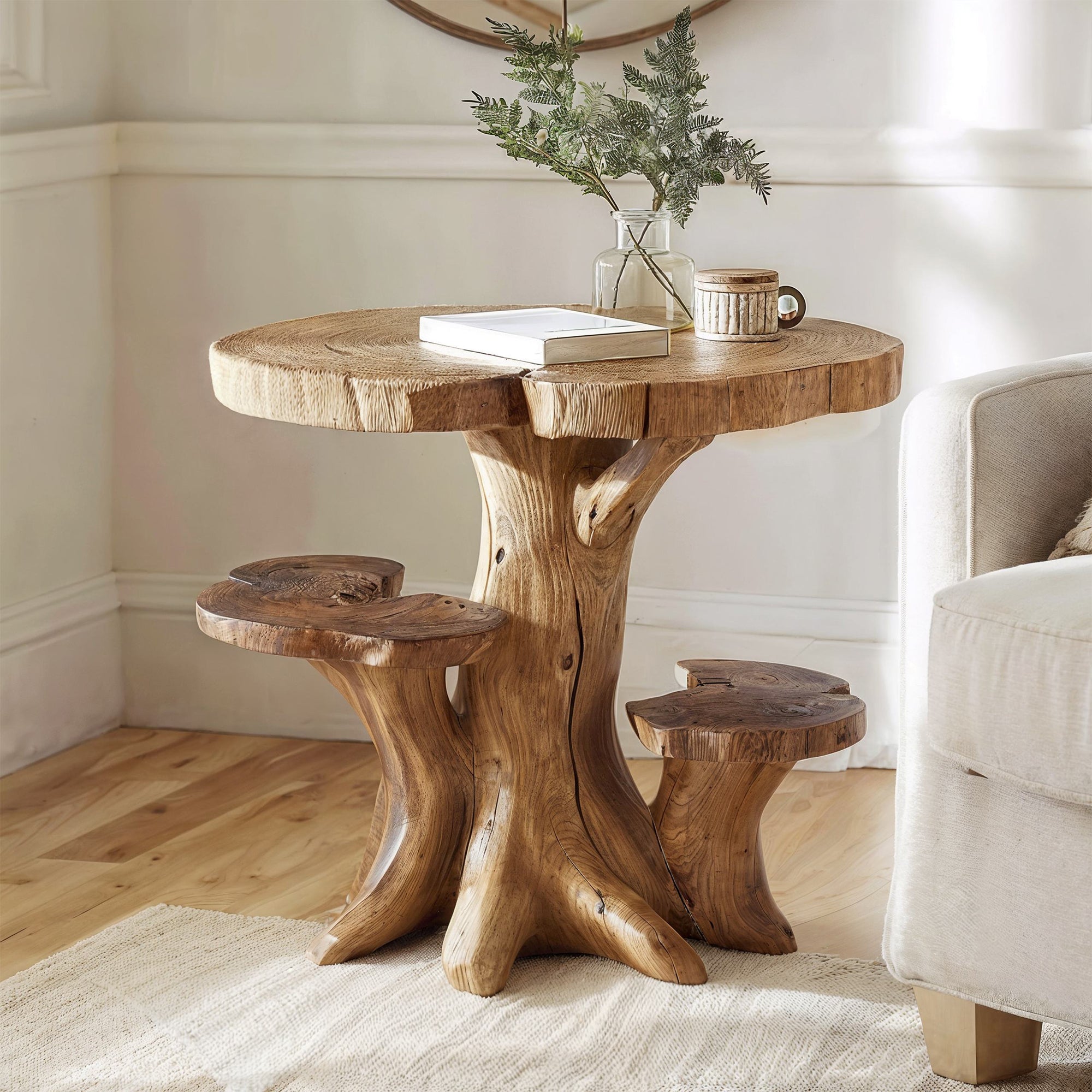 Live Edge Farmhouse Coffee Table SILDTCF012