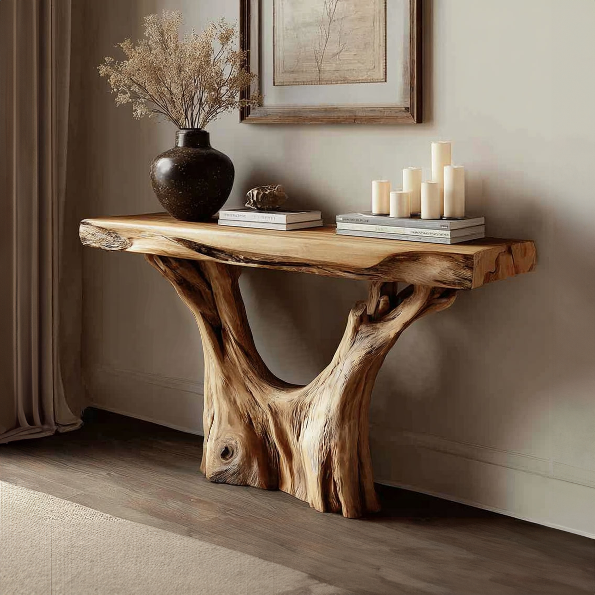 Rustic Console Table Hallway Or Entryway SINLKICS246