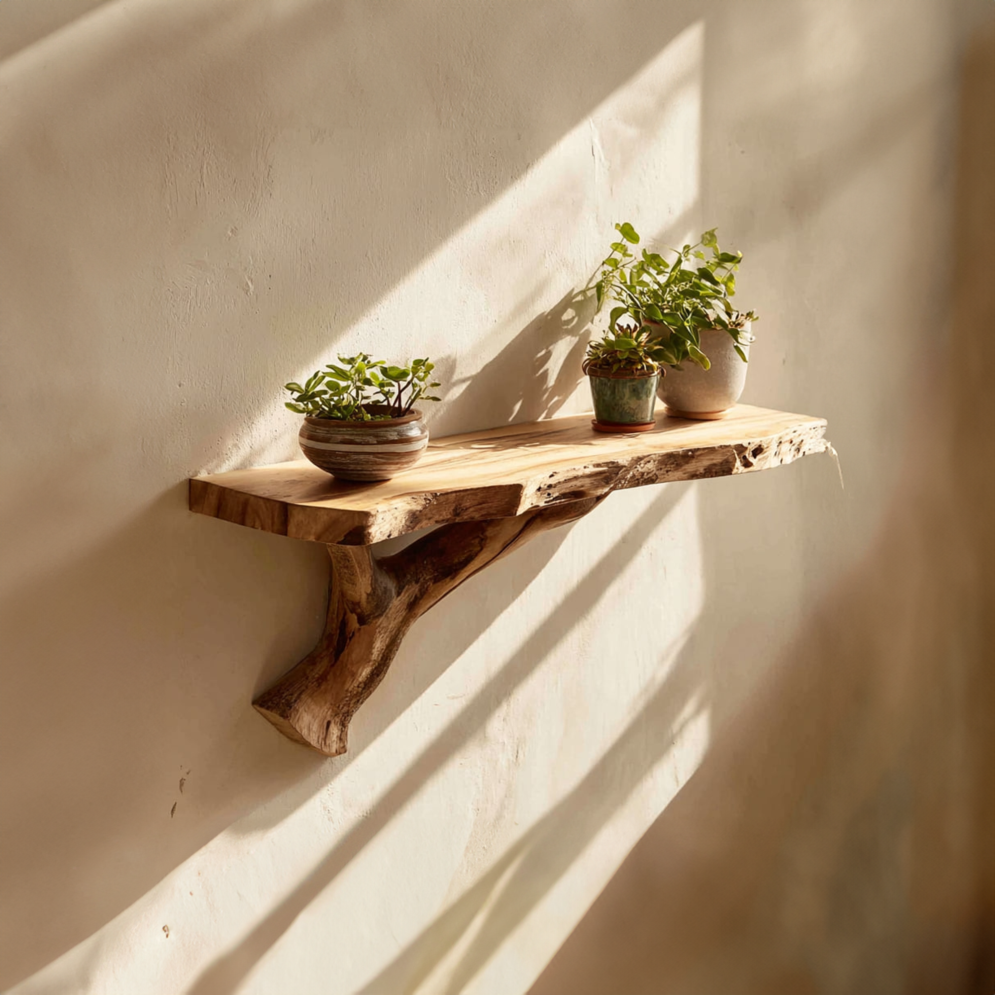 Rustic Floating Shelve Living Room And Entryway SINLKIFL121