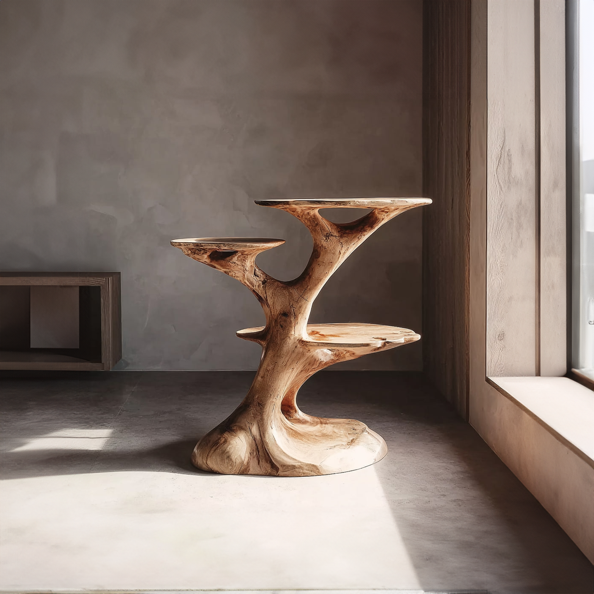 Rustic End Table Living Room And Bedroom SINLKIBT113