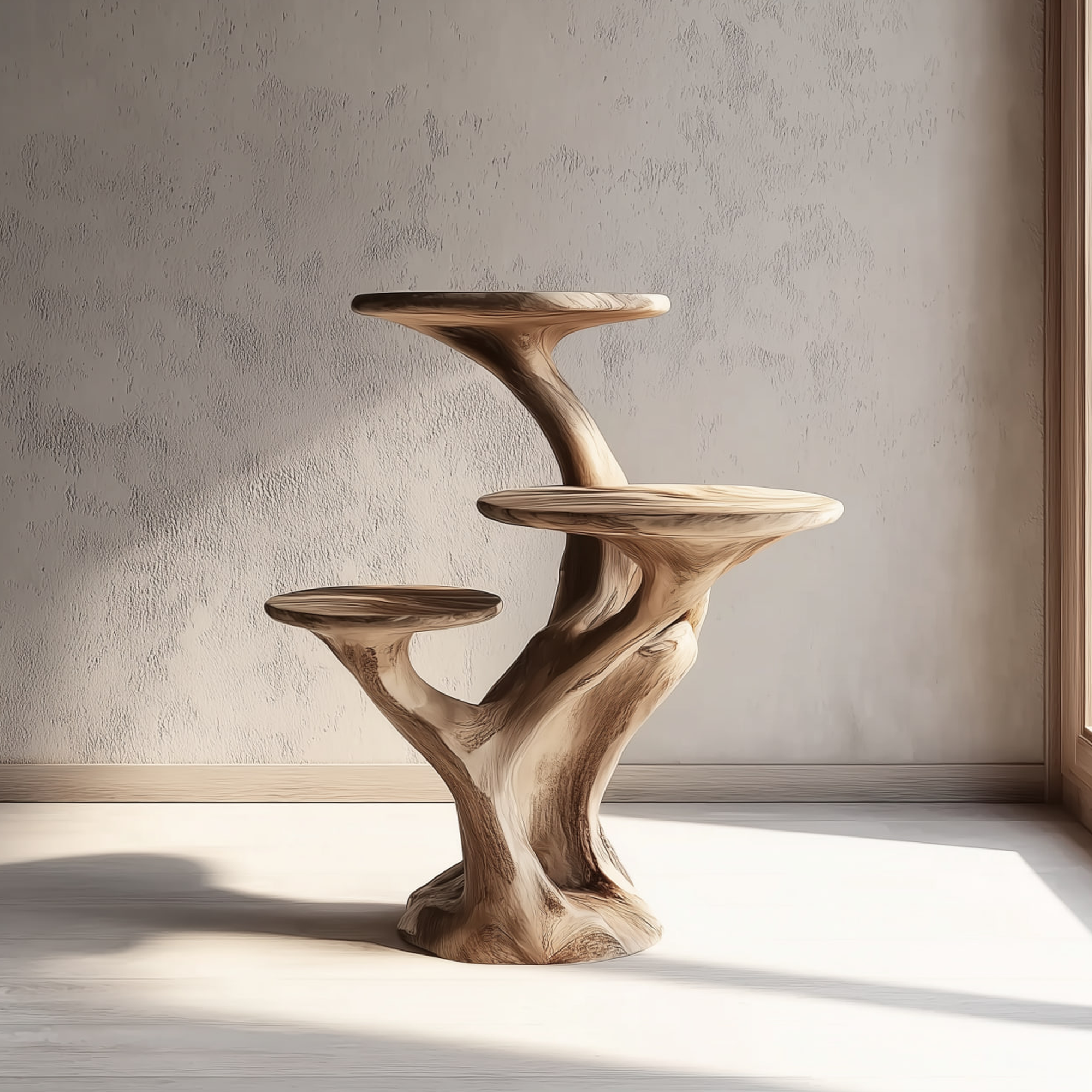 Rustic Side Table Reading Nook SINLKIBT112