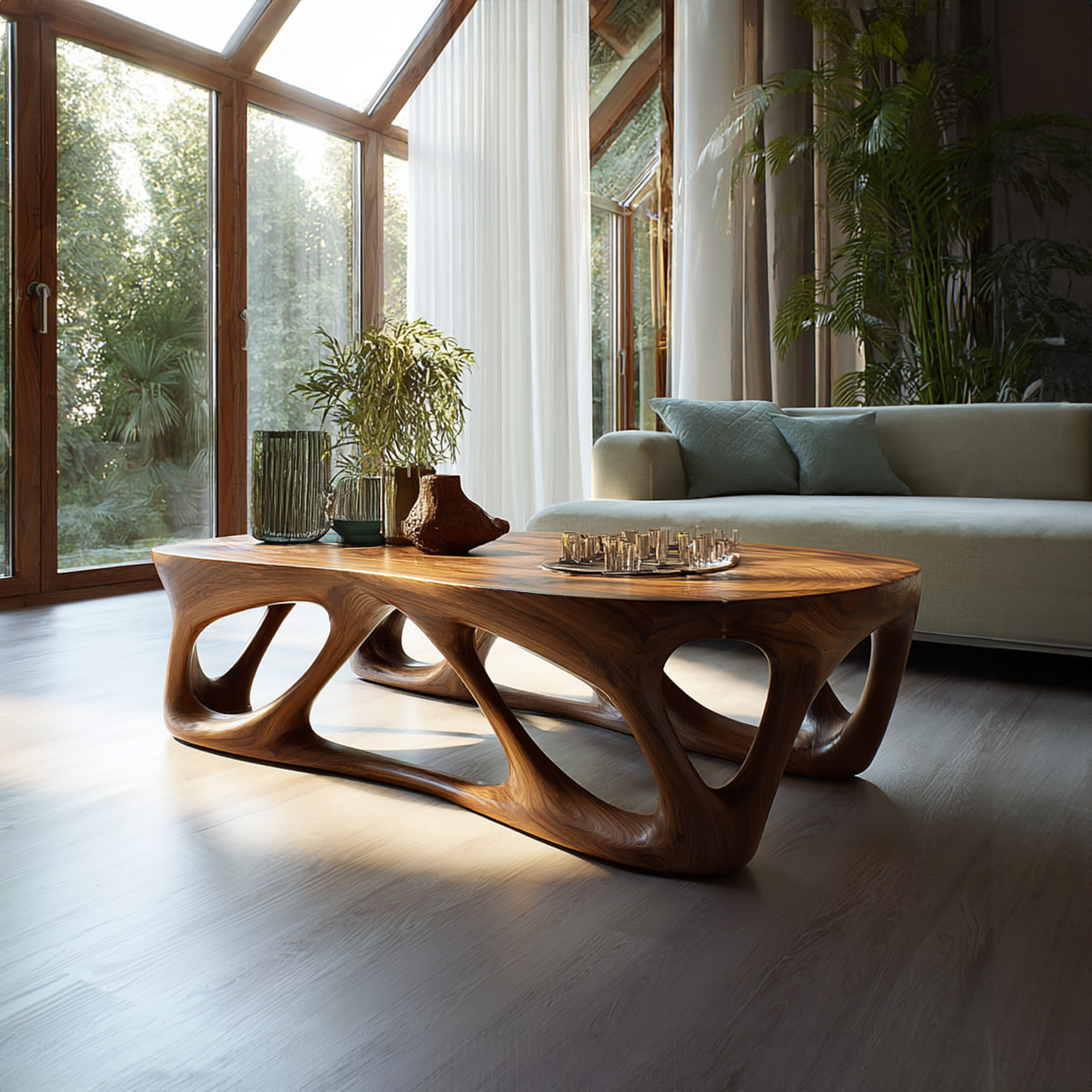 Mid Century Coffee Table Living Room Design SINLKICF159
