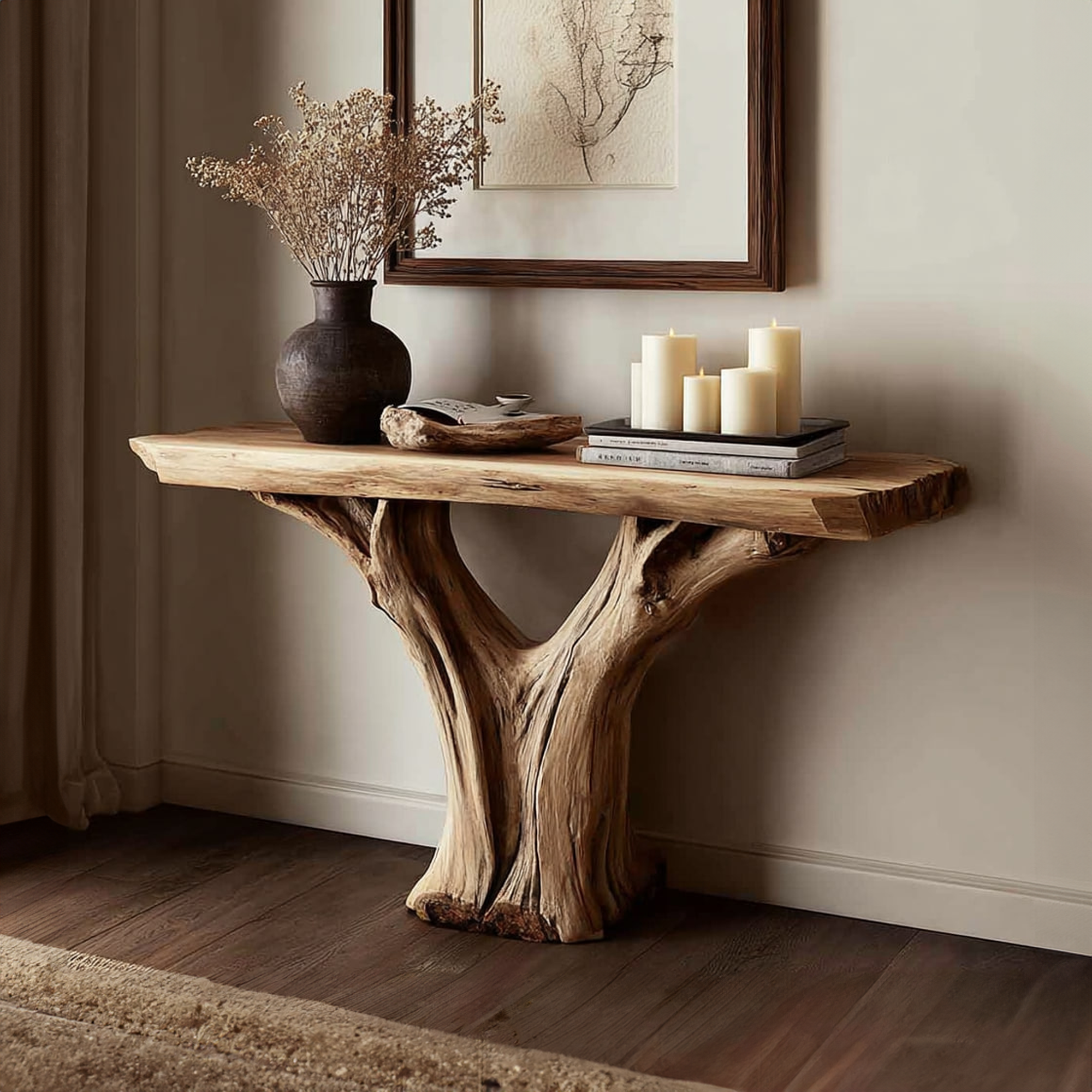 Rustic Console Table Accent Entryway Or Living Room SINLKICS248