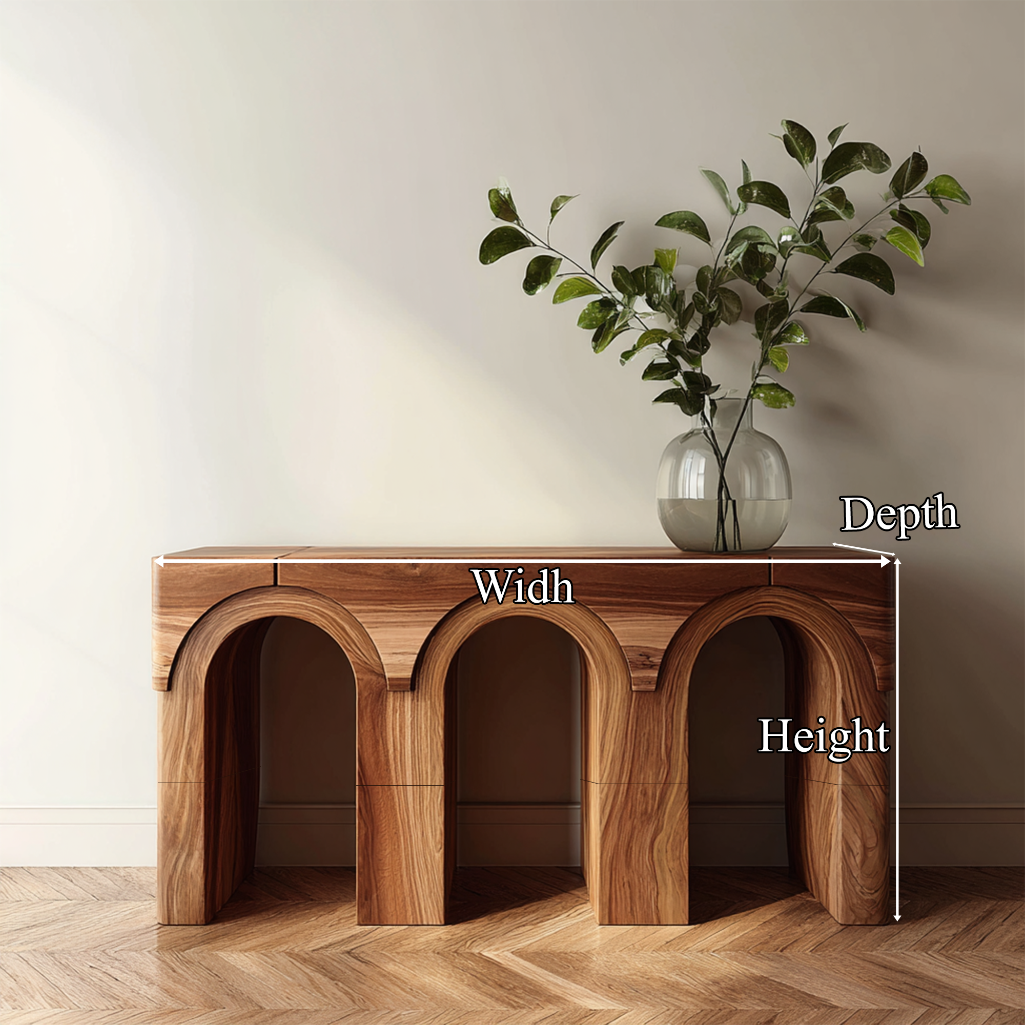 Mid Century Console Table Living Room And Studio Room SINLKICS420