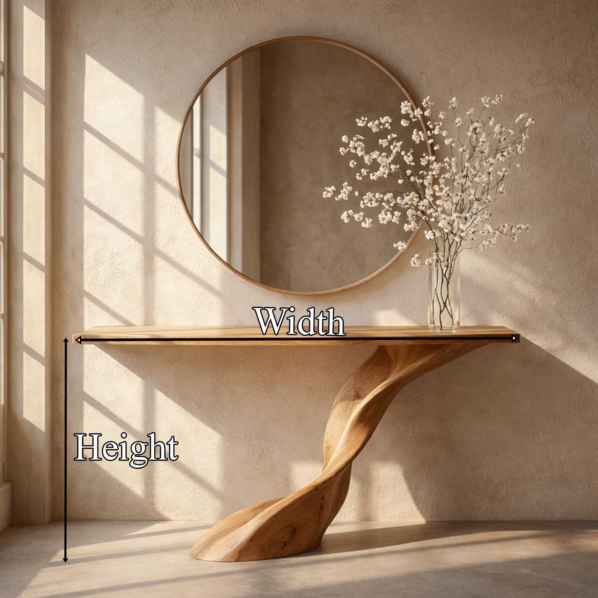 Handmade Console Table For Hallway Decor SINLKICS477