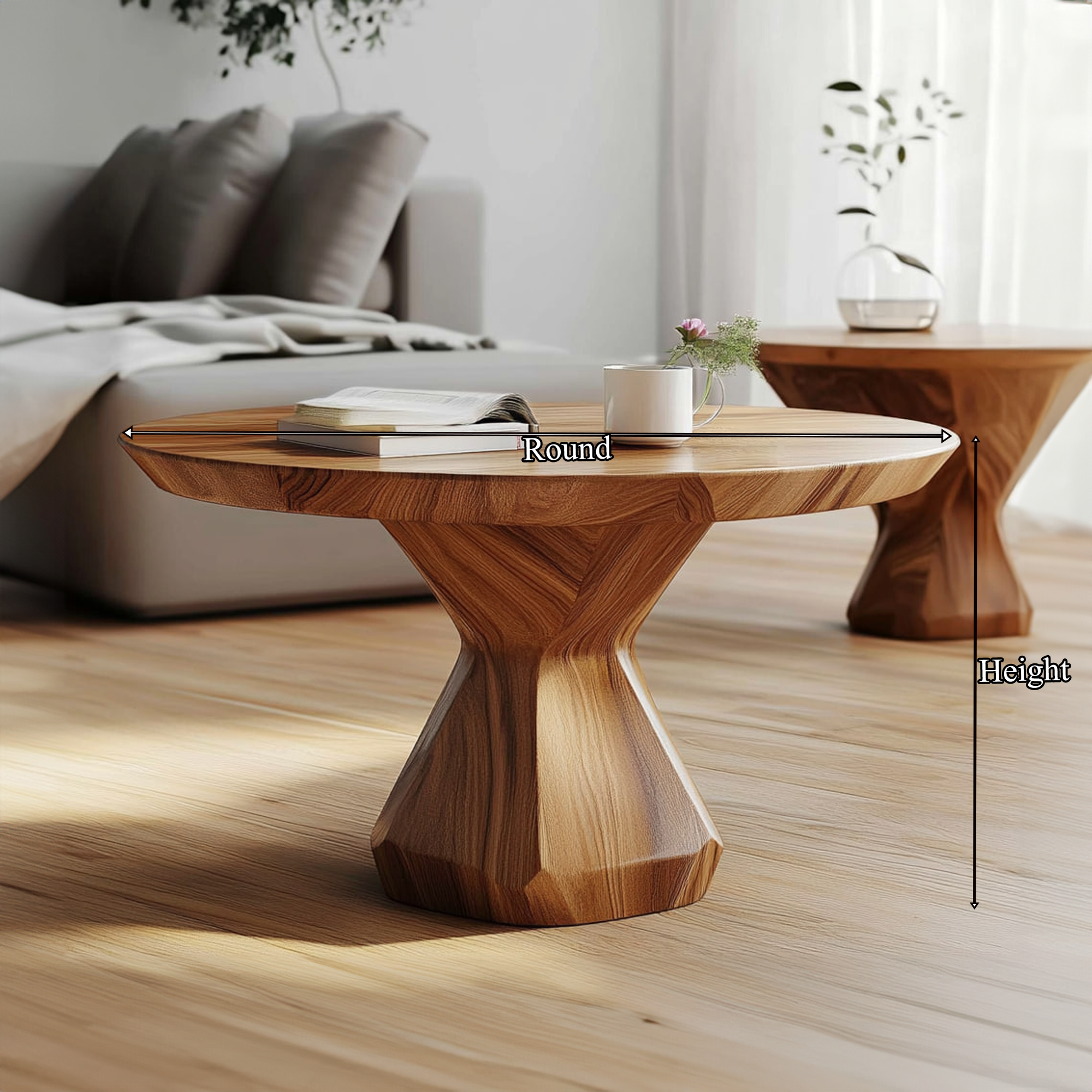 Modern Geometric Coffee Table Living Room SINLKICF210