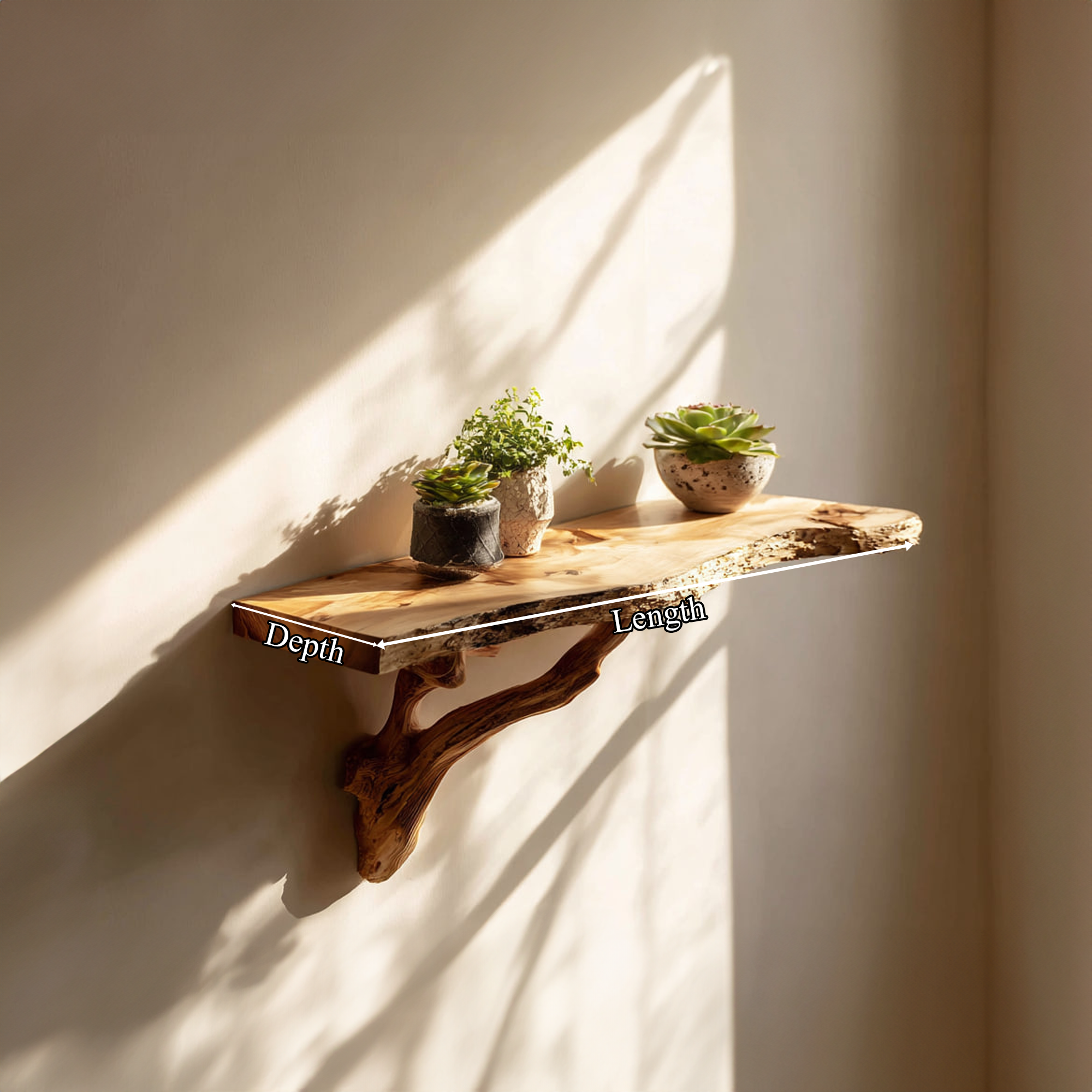 Rustic Floating Shelf Hallway Or Living Room SINLKIFL123