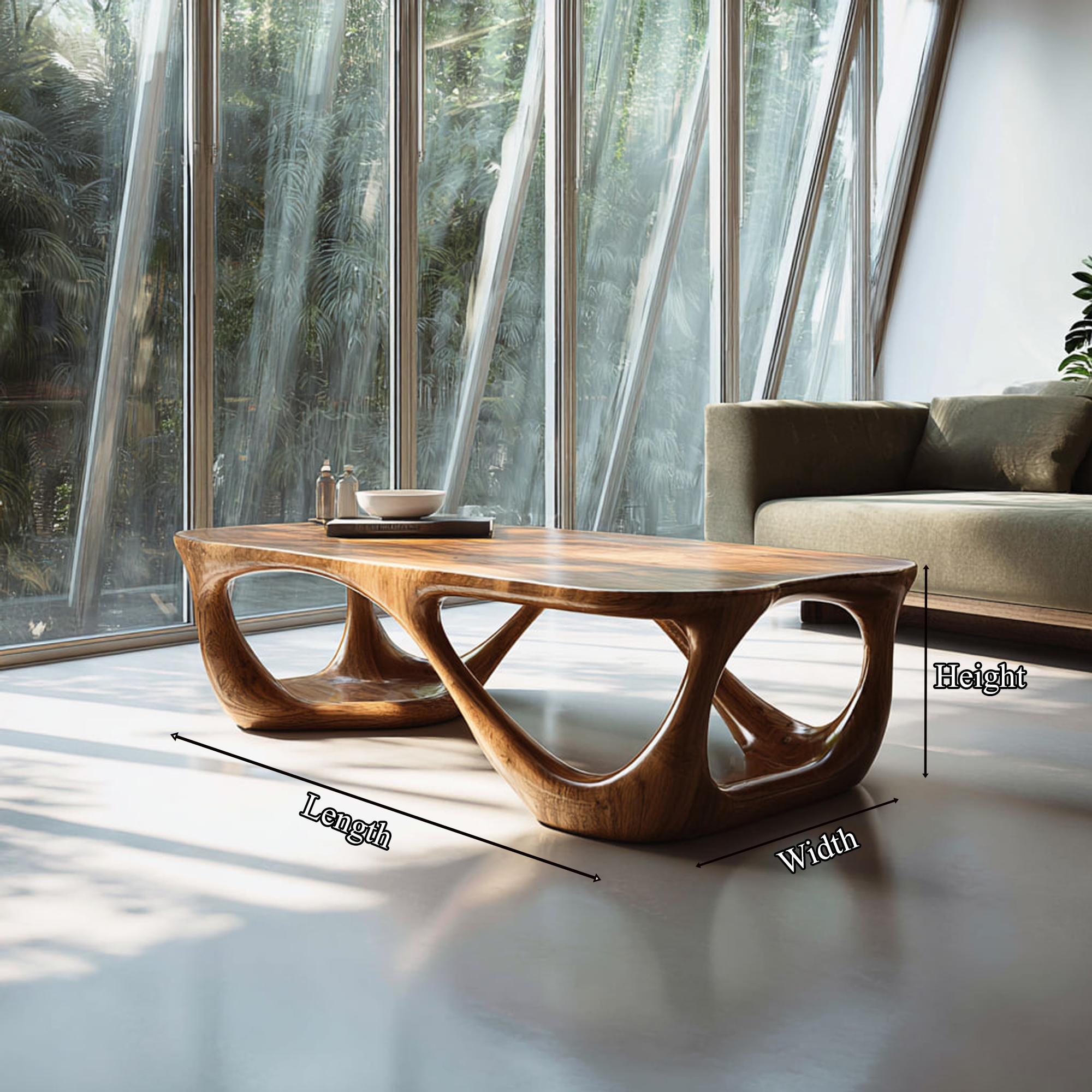 Mid Century Coffee Table Accent Living Room SINLKICF161