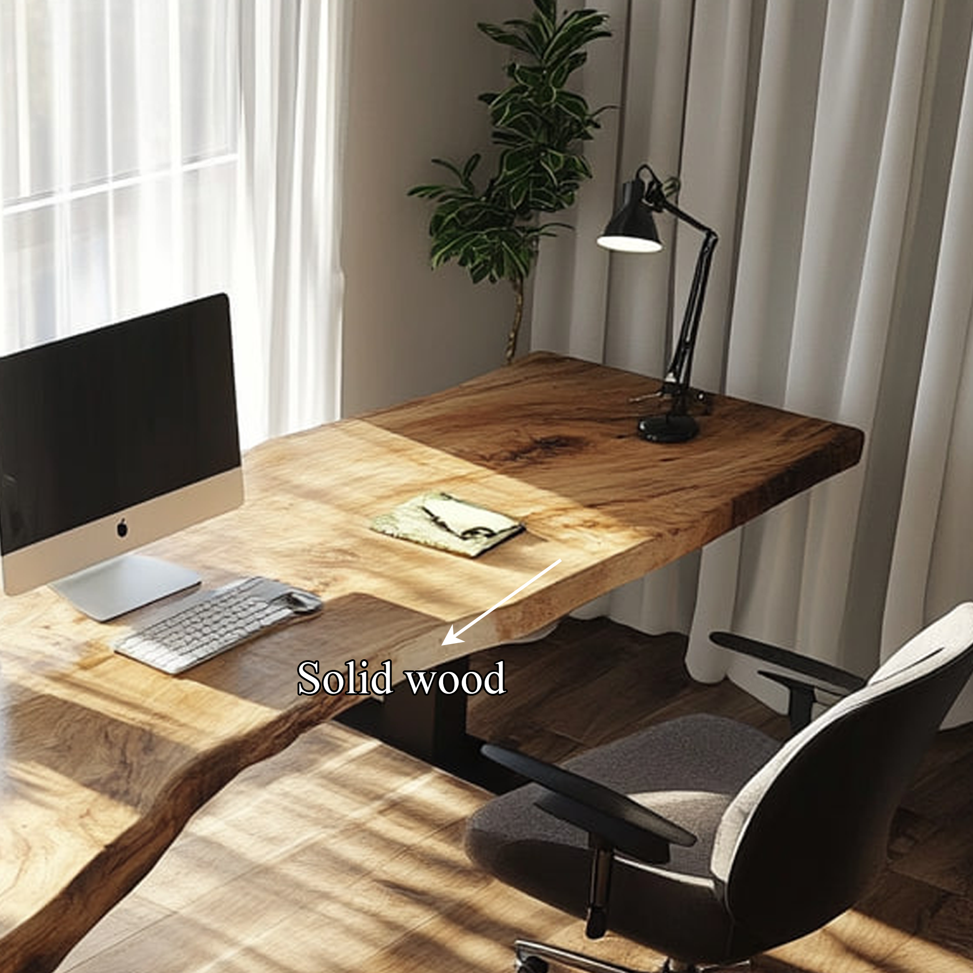 Rustic Office Desk Studio Room And Work Corner SINLKIDK033