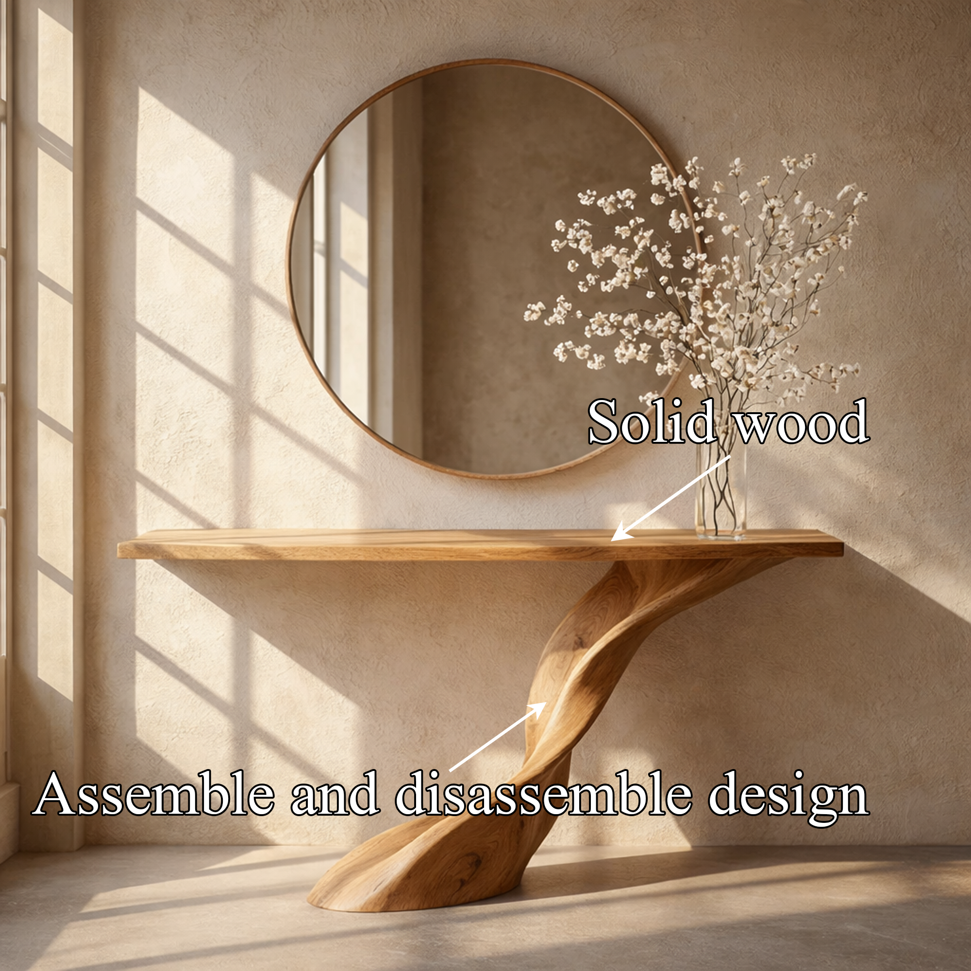 Handmade Console Table For Hallway Decor SINLKICS477