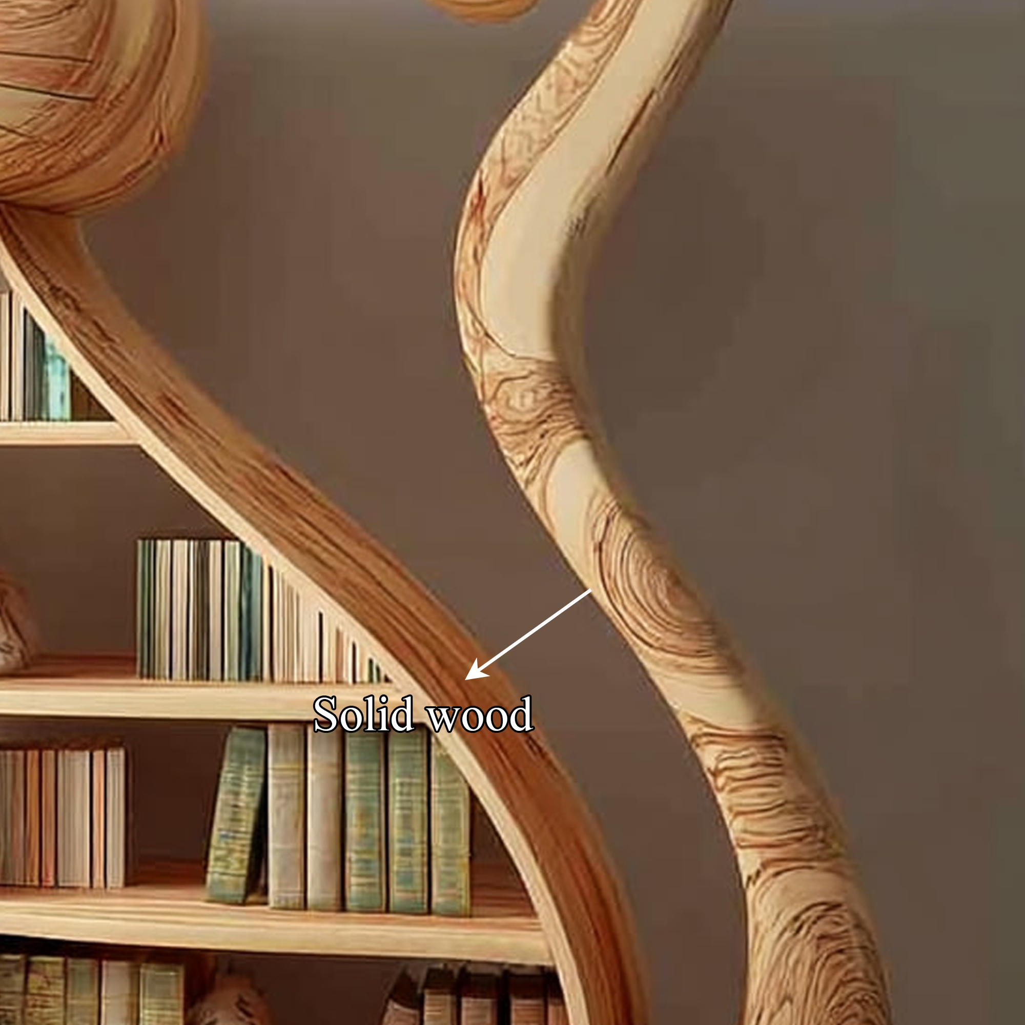 Rustic Cat Bookshelf Playroom Kids Storage Display SINLKISC158