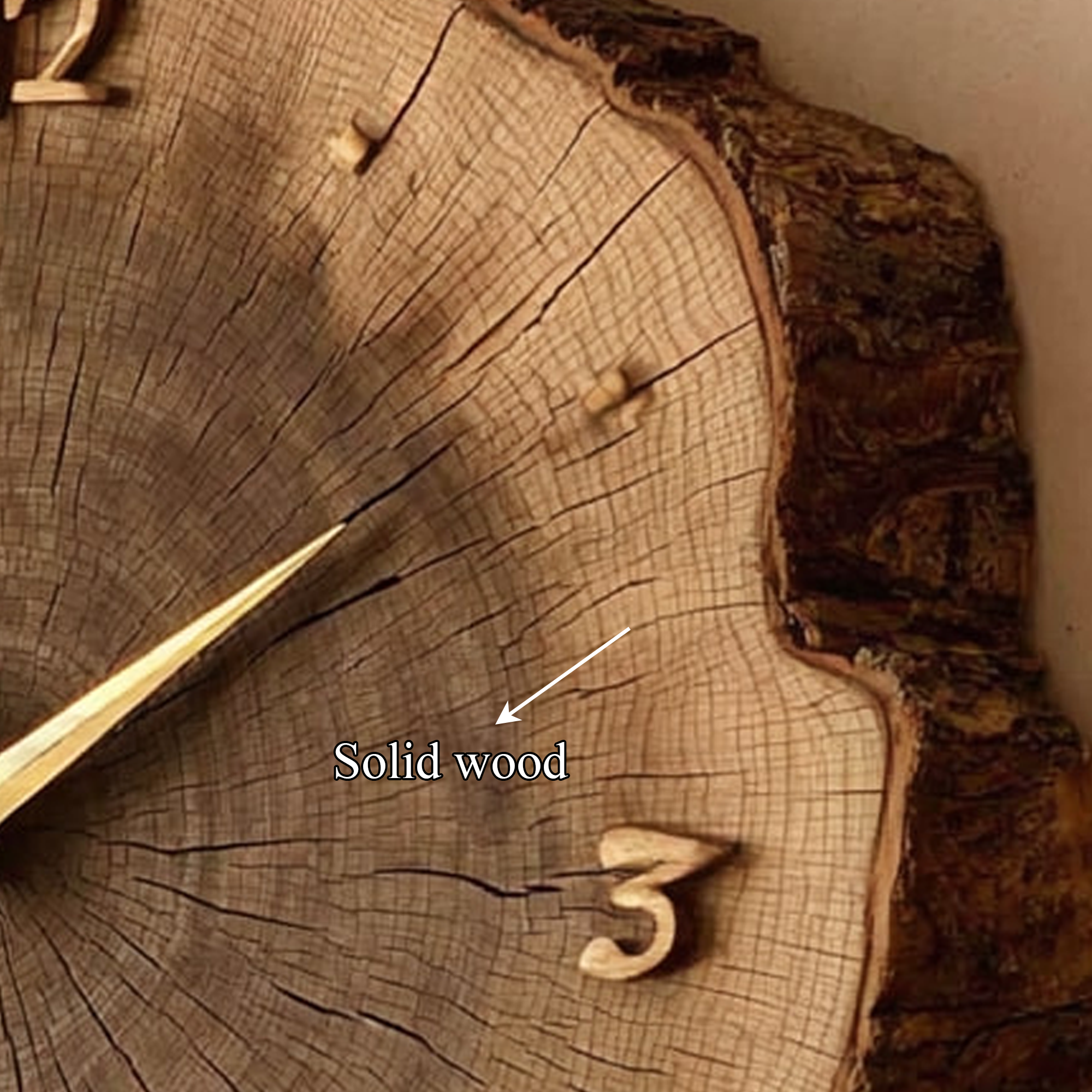 Rustic Vintage Wood Wall Clock Dining Room Or Office SINLKICK015