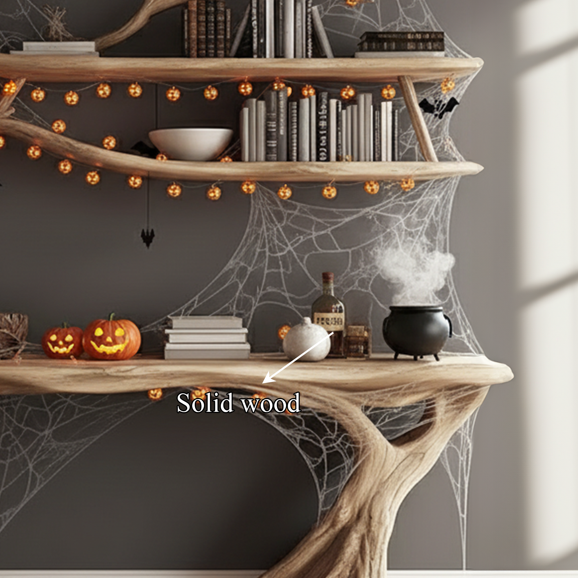 Mid Century Halloween Console Table Living Room SINLKIHW028