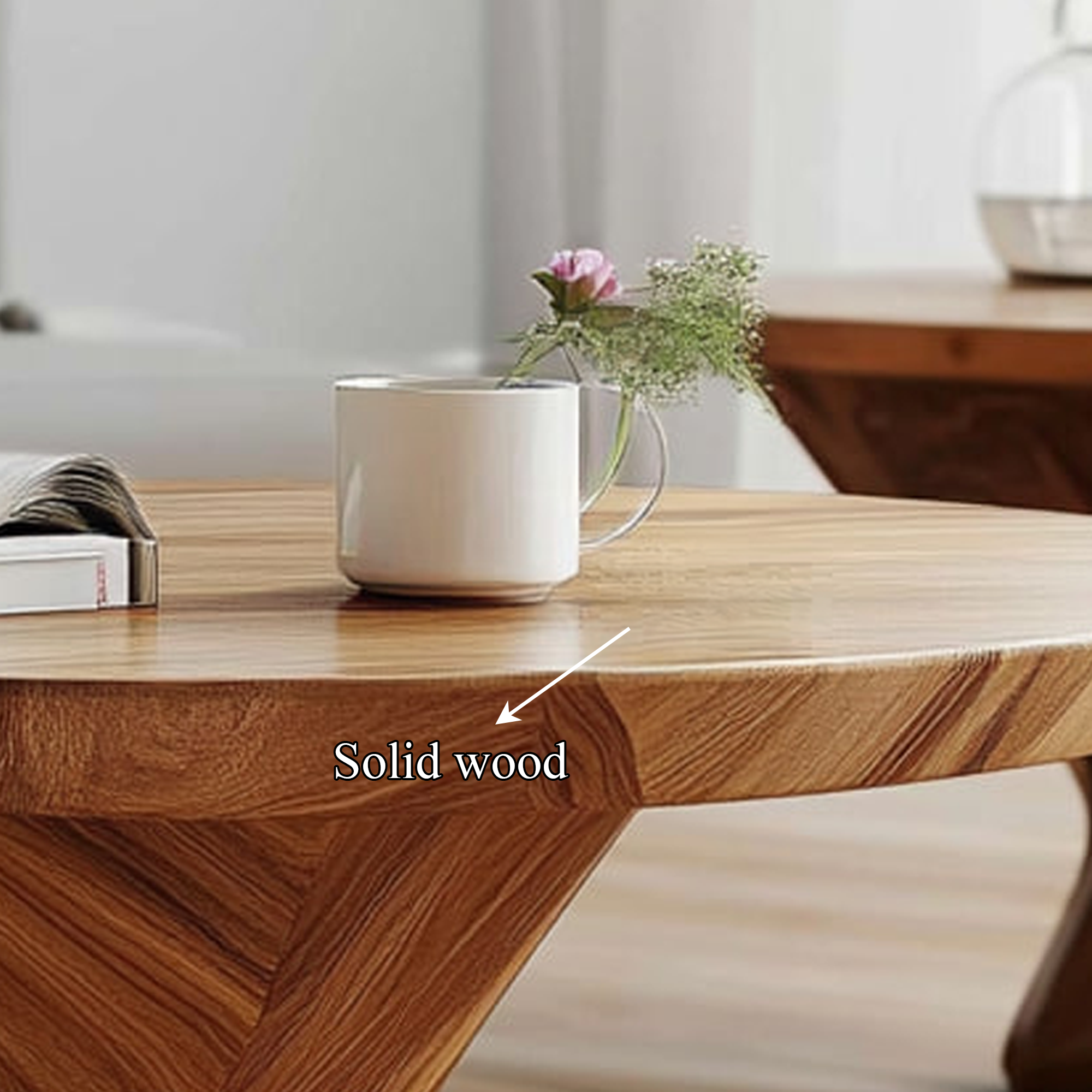 Modern Geometric Coffee Table Living Room SINLKICF210