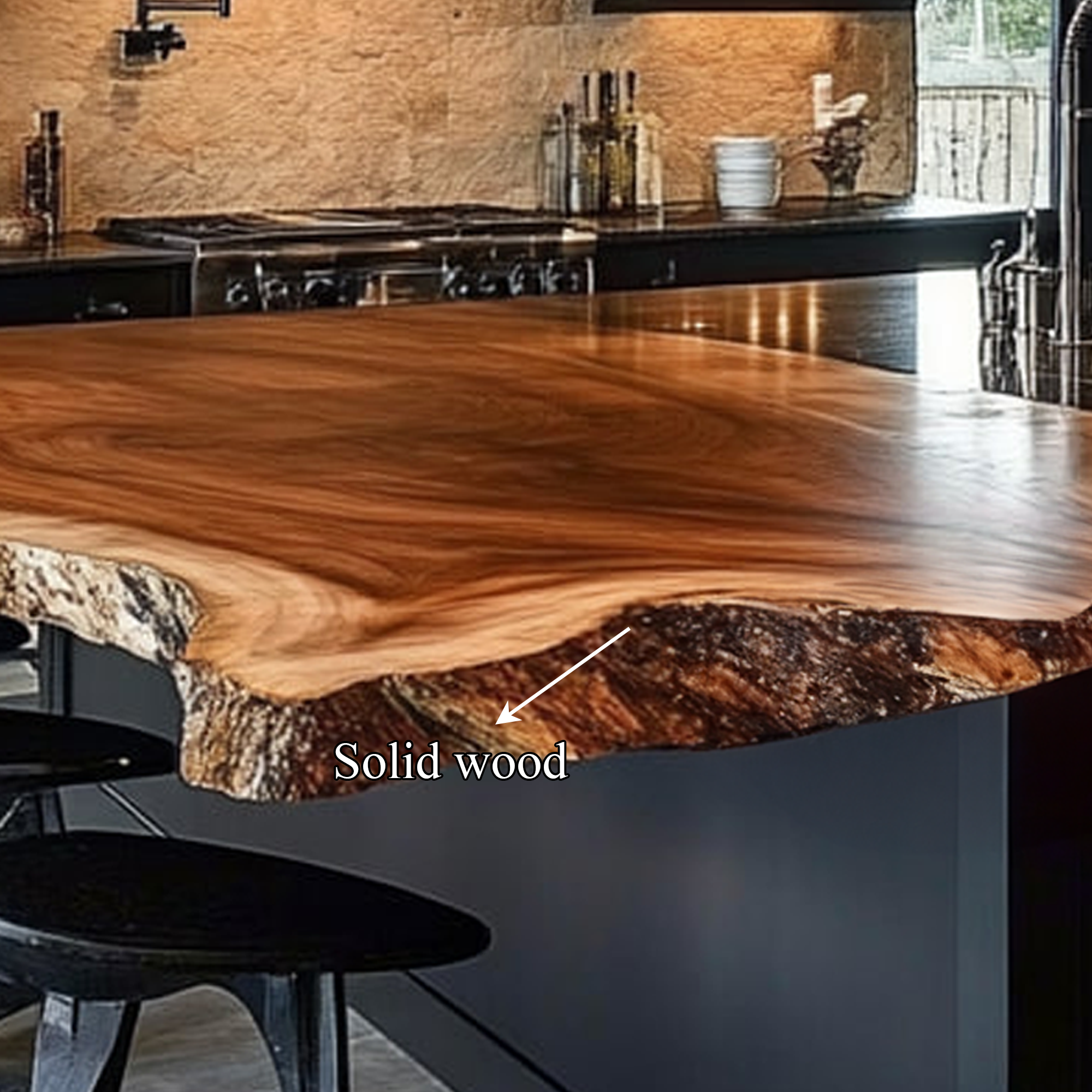 Rustic Industrial Luxury Kitchen Island Kitchen Or Dining Room SINLKIKI124