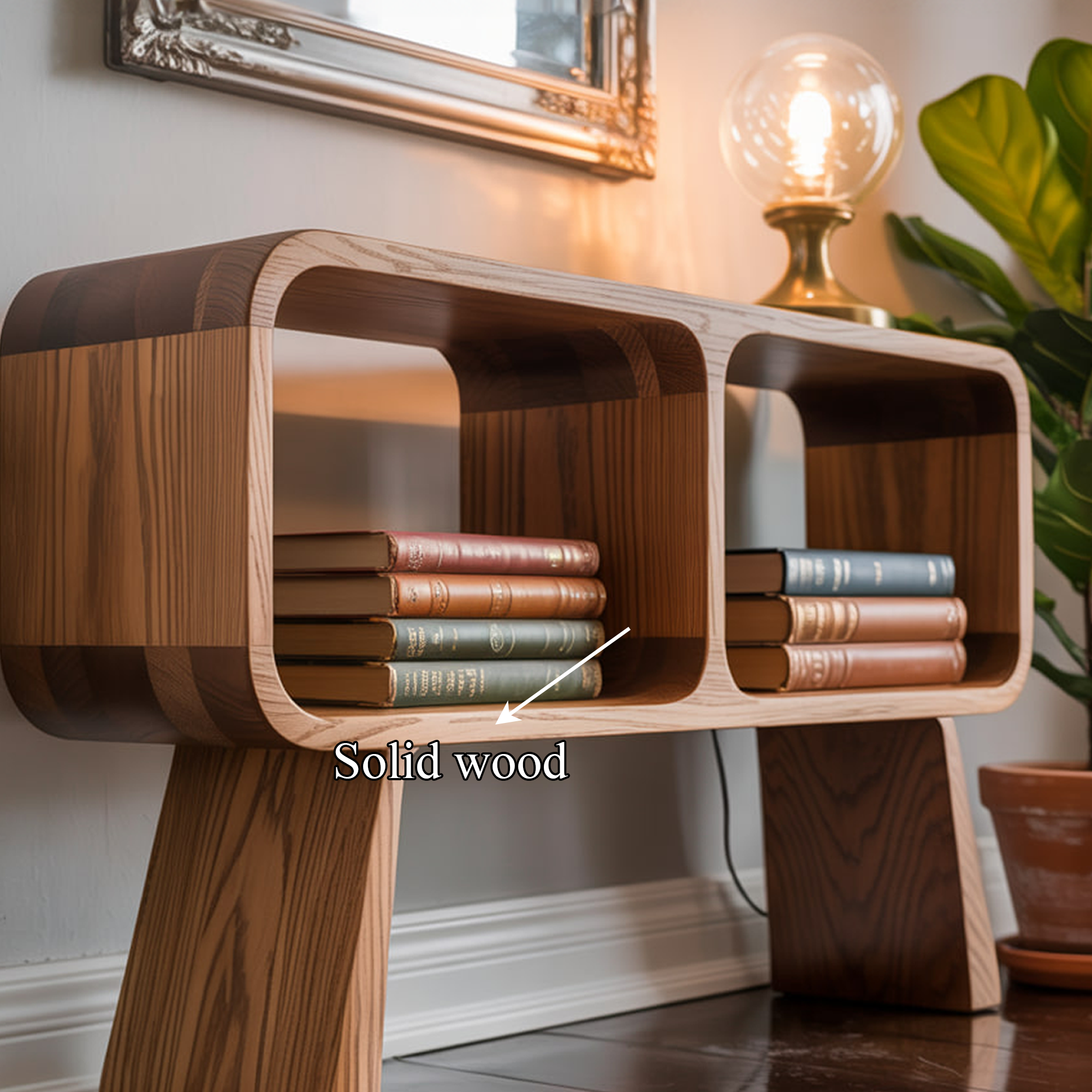 Mid Century Minimal Console Living Room And Study Room SINLKISC279