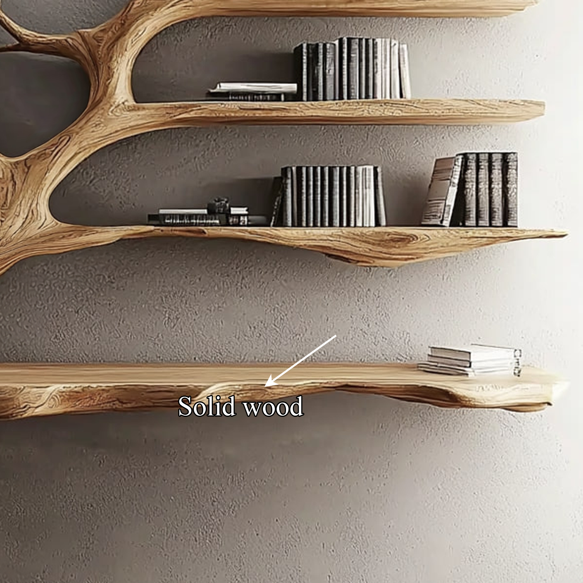 Rustic Console Table Artistic Tree Branch Reading Room SINLKICS301